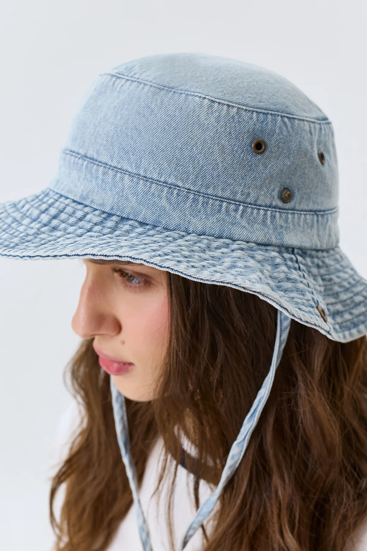 Джинсовая панама в стиле "сафари", One