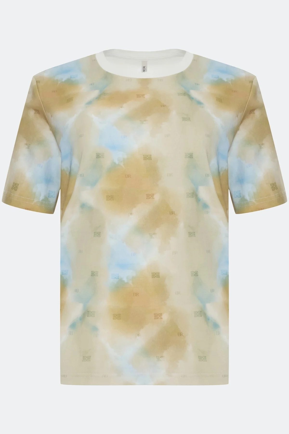 Футболка с абстрактным принтом, 42