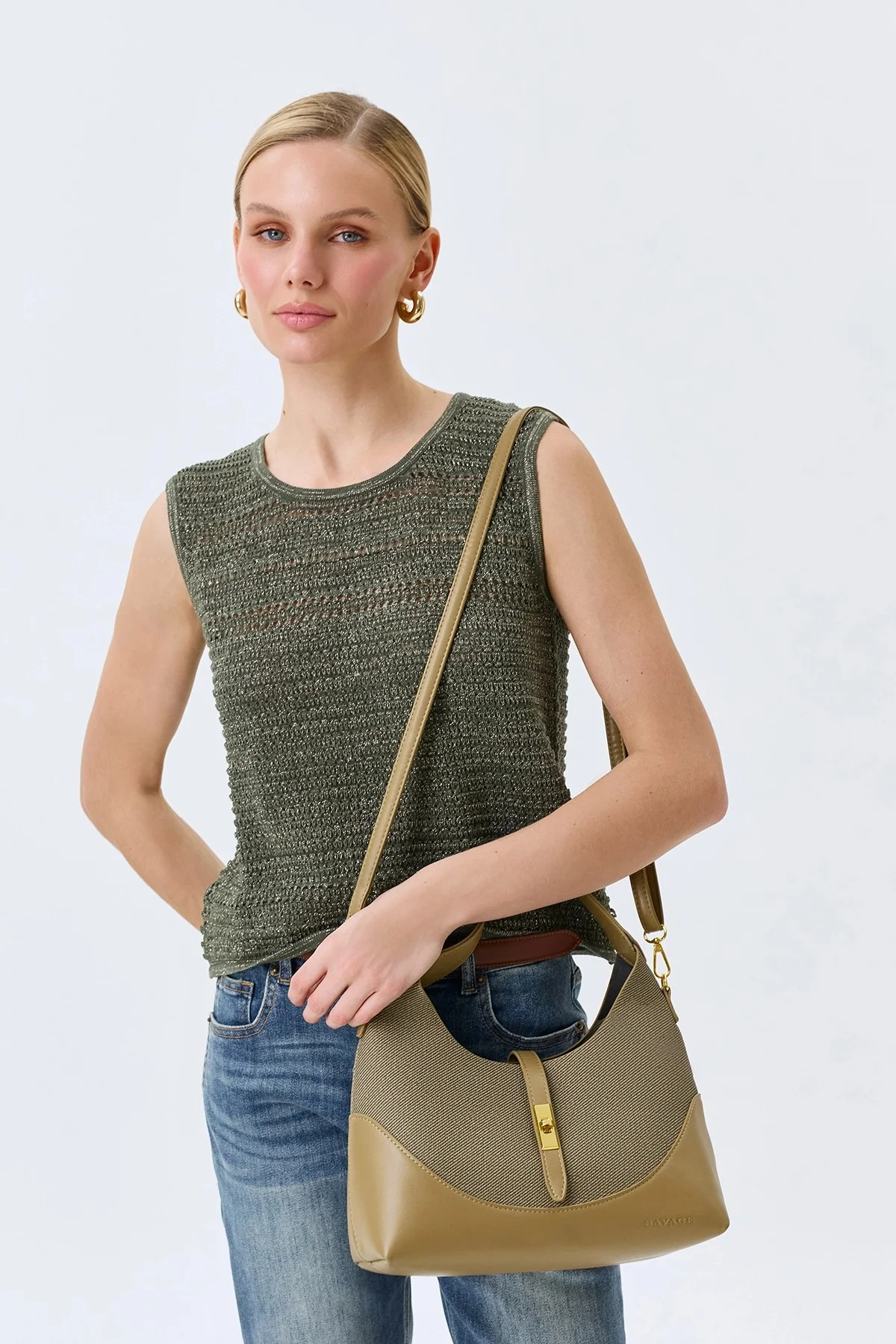 Сумка-тоут с косметичкой, One