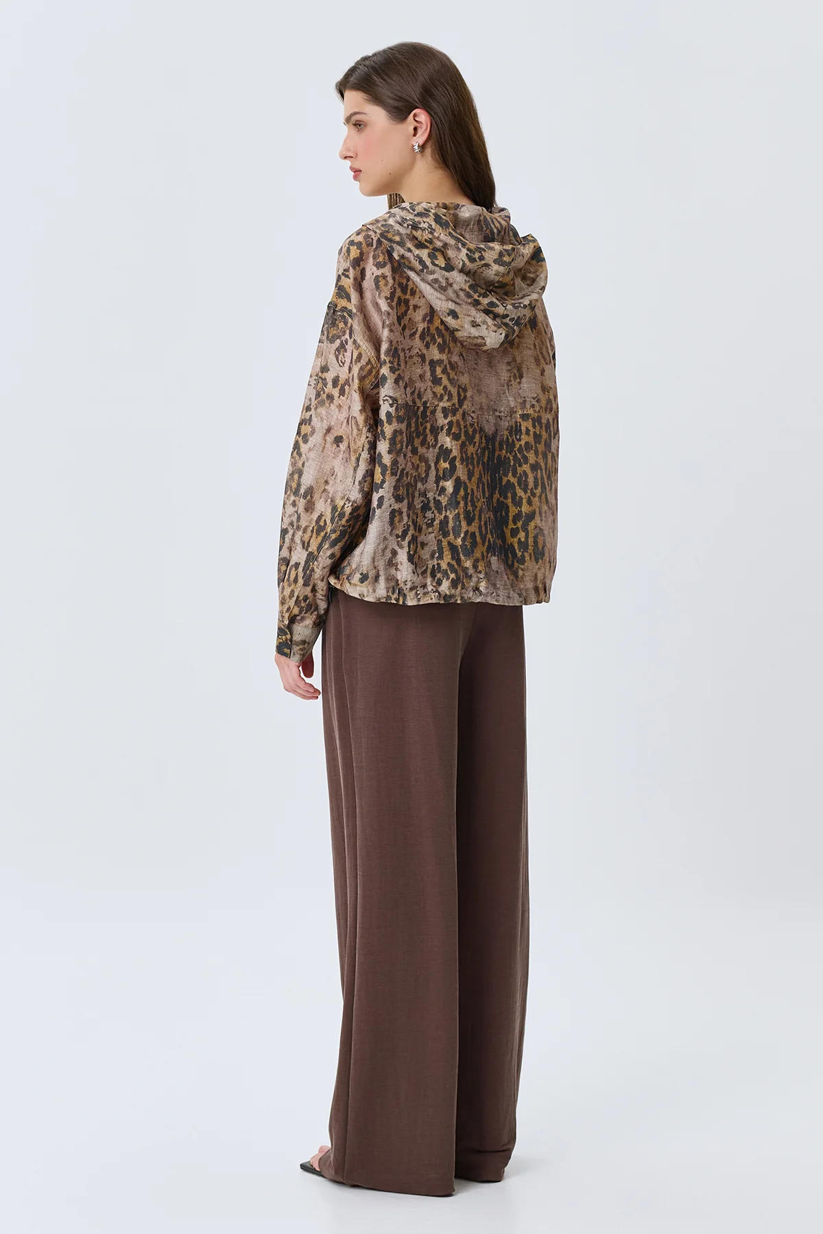 Прямые брюки из мягкого модала, 44