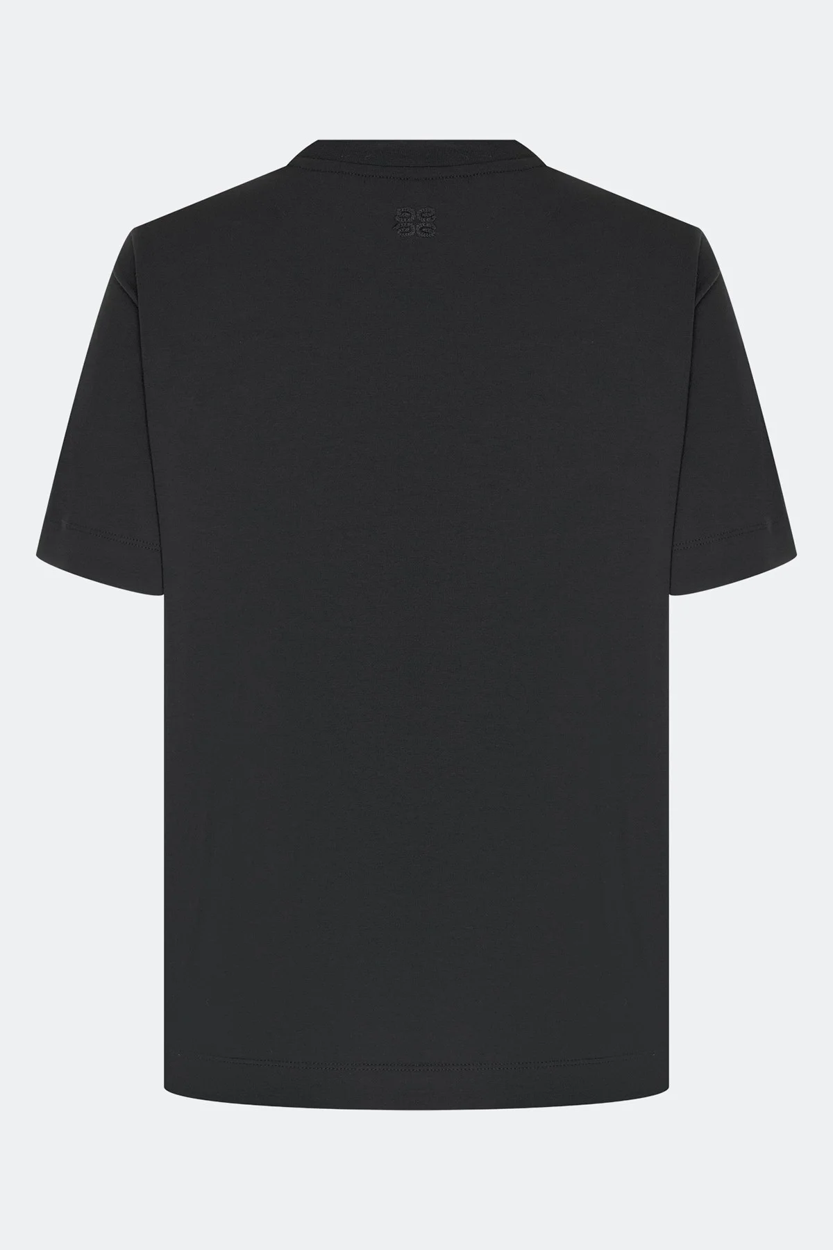 Футболка с объемной вышивкой и стразами, 42