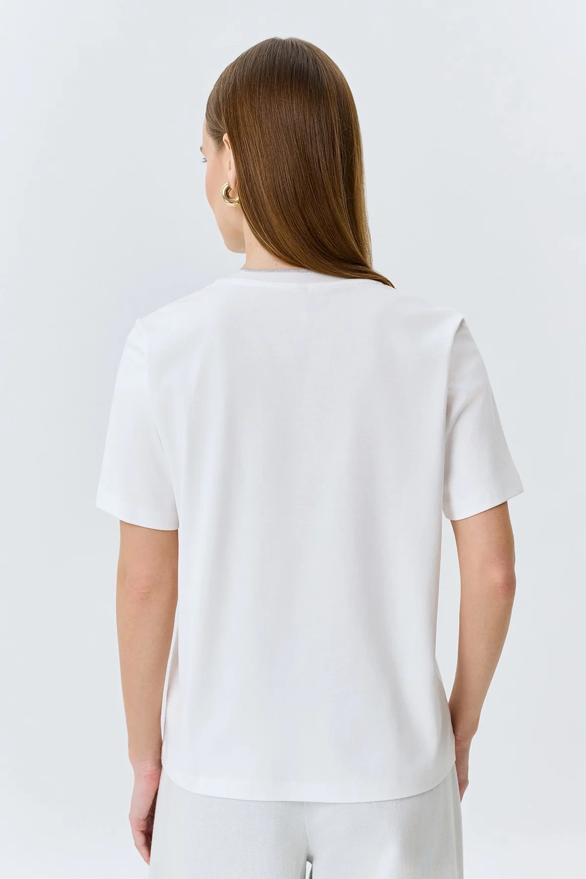 Футболка с принтом из хлопка, 36