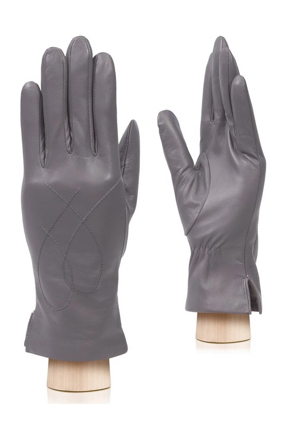 Перчатки темно-серые, 6,5