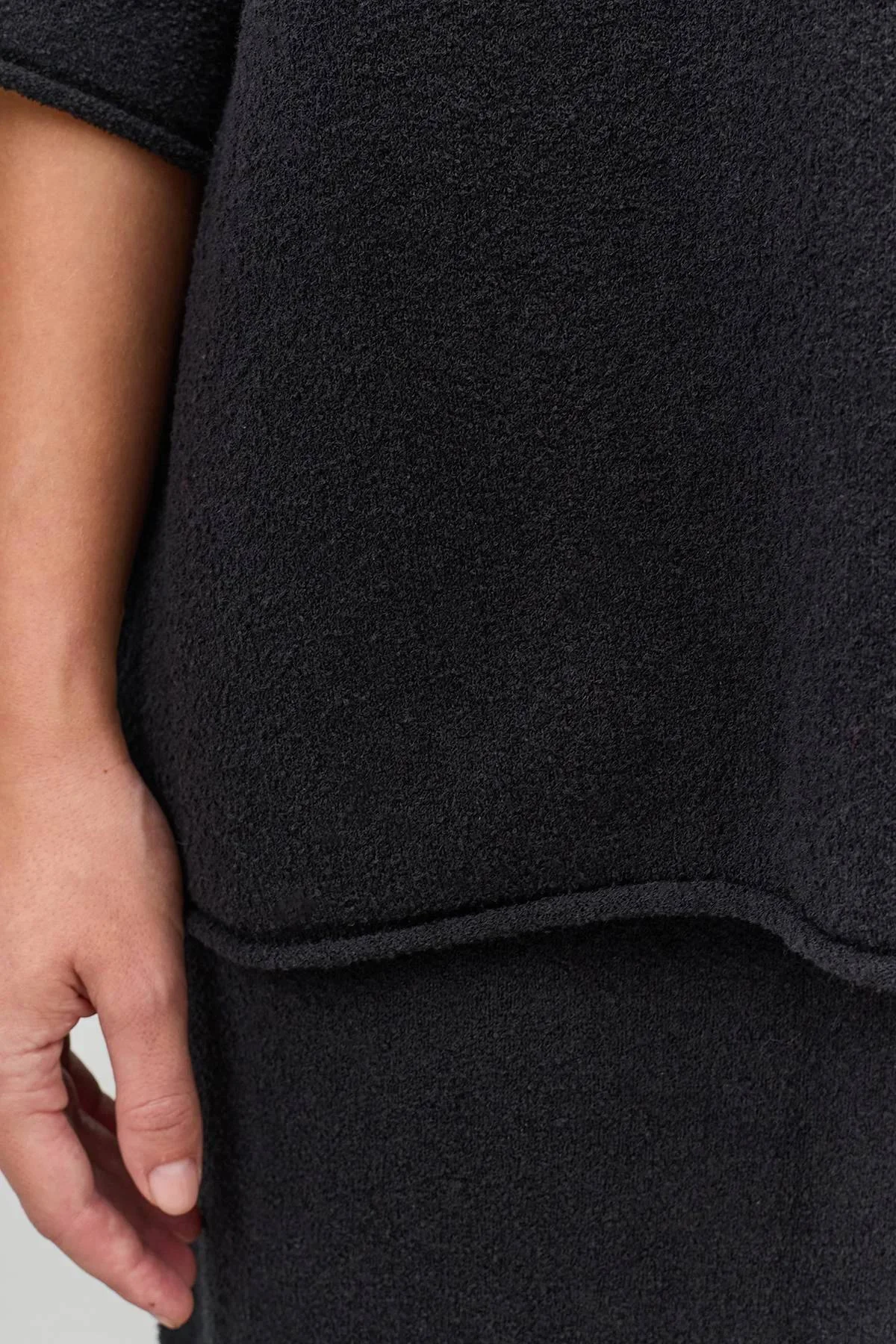 Oversize джемпер из текстурной пряжи, 40