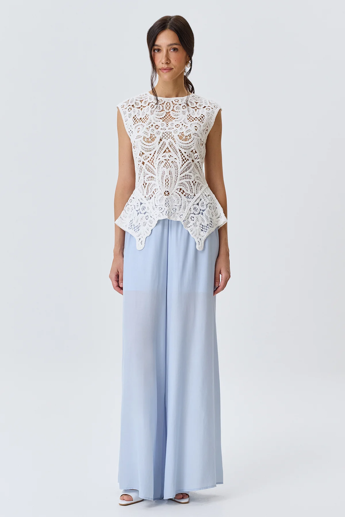 Топ вечерний ажурный летний, 50