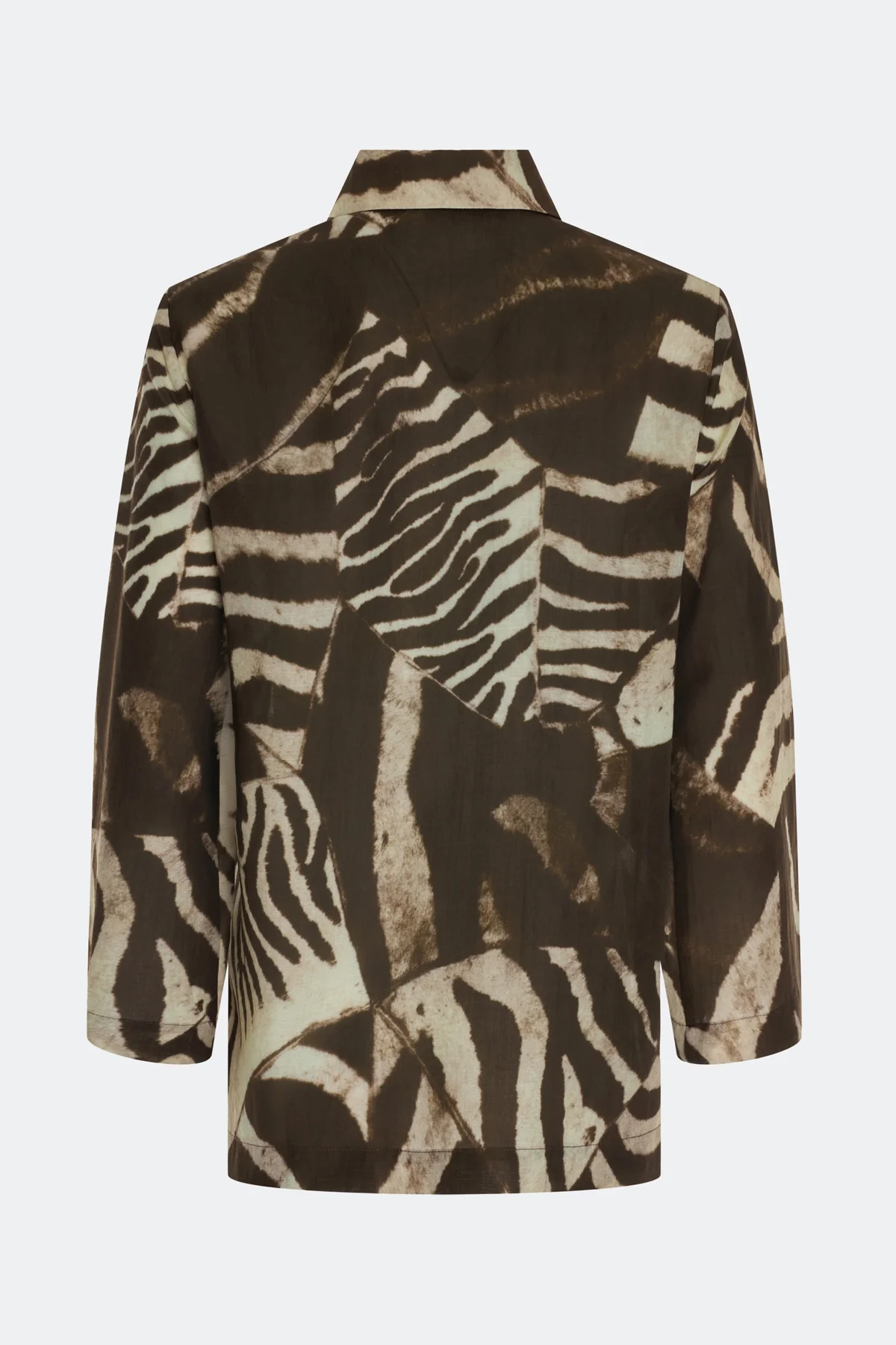 Блузка из тенселя в стиле "Сафари", 42