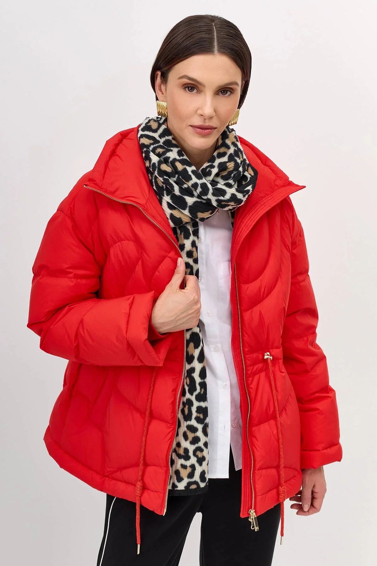 Мягкий шарф из жатого текстиля, One