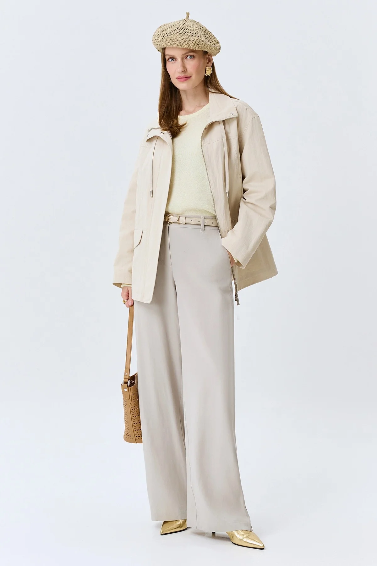 Ветровка из смесового хлопка, 34