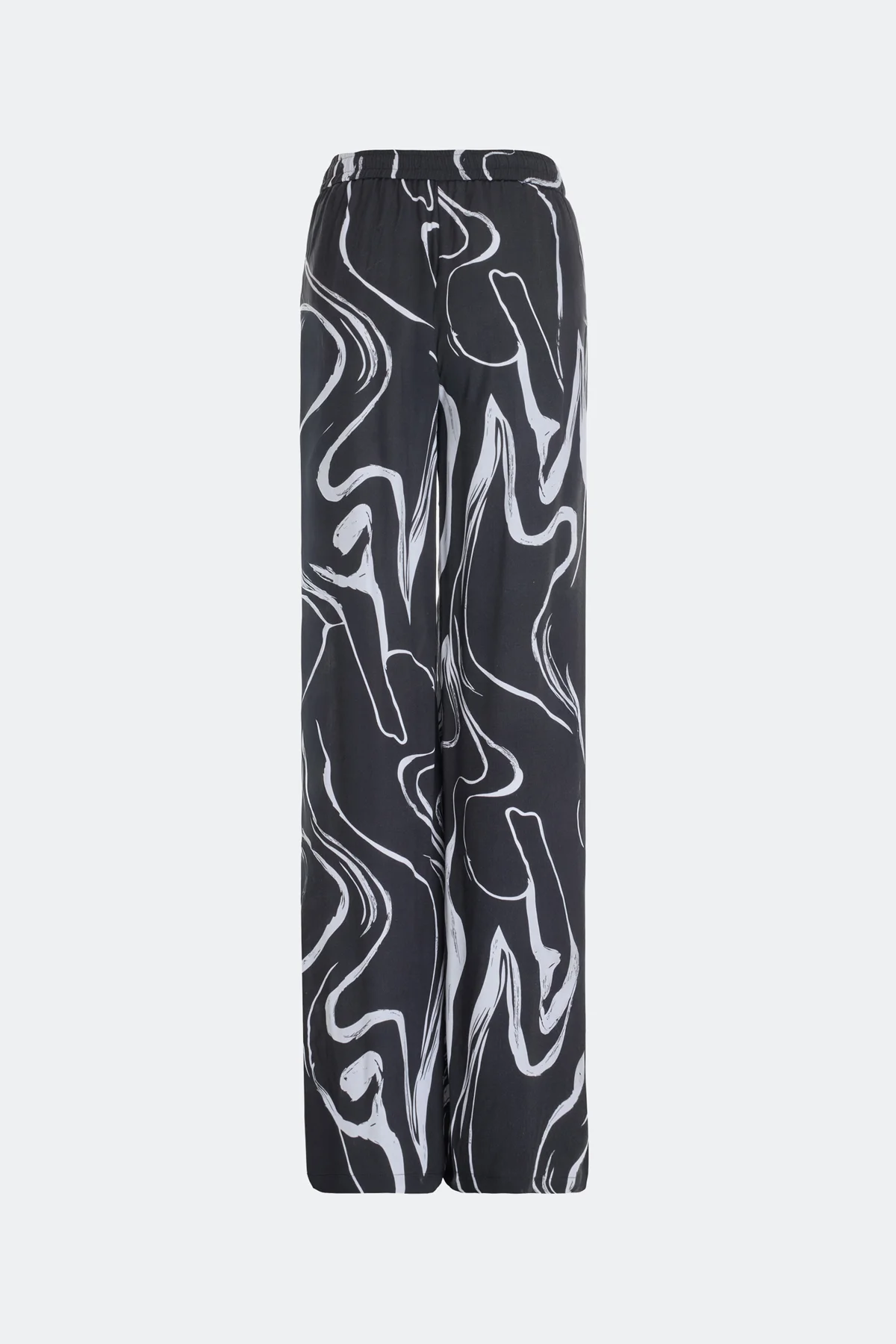 Брюки с графичным принтом, 46