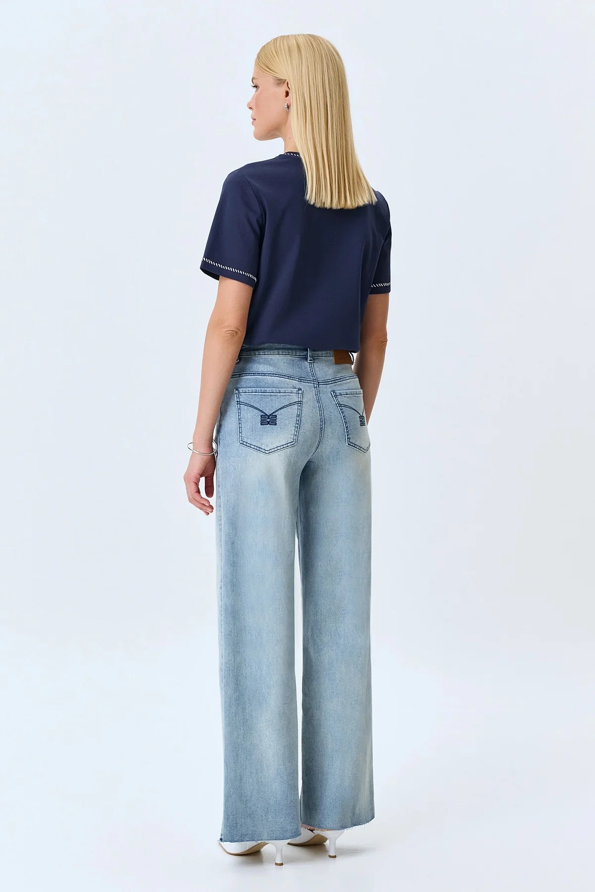 Джинсы Row hem, 42