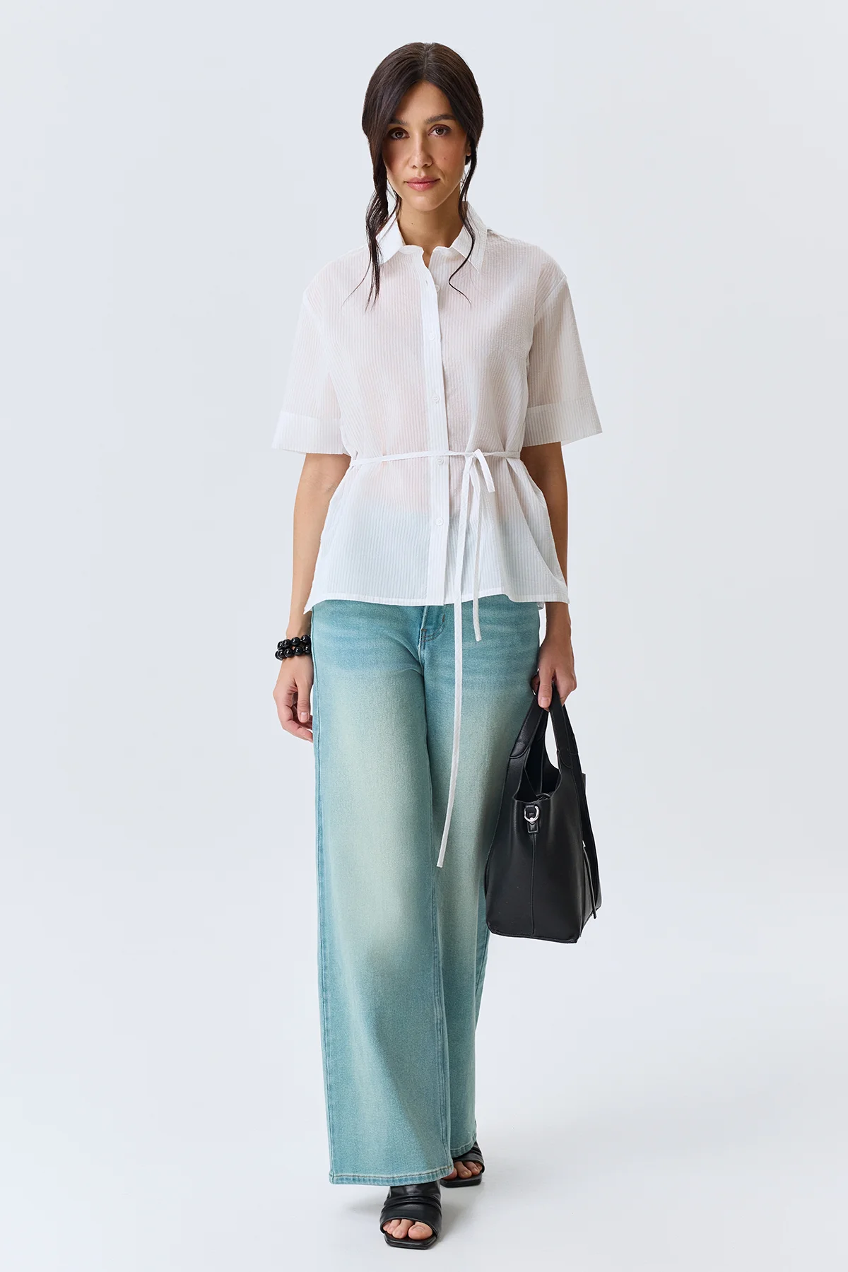 Бирюзовые джинсы Straight fit, 52