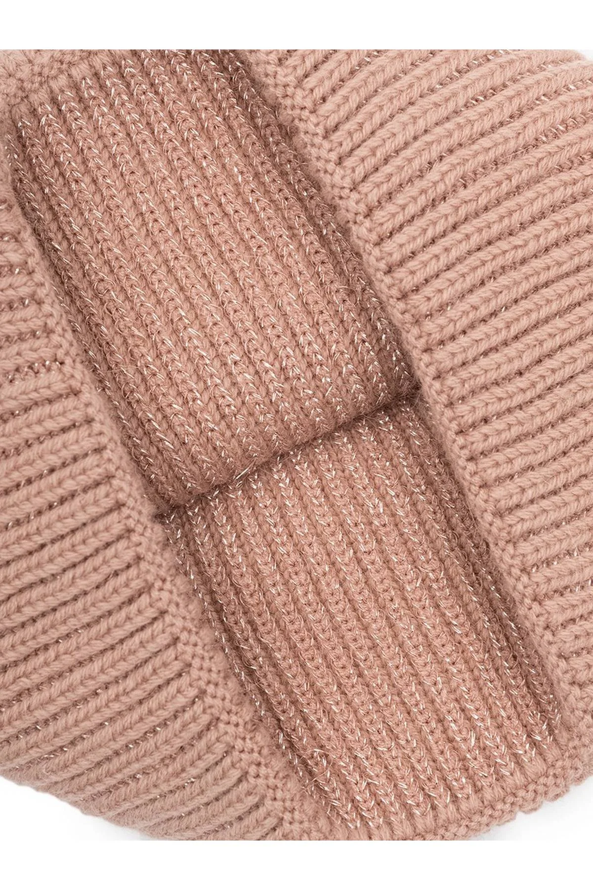 Шапка пыльно-розовая, One