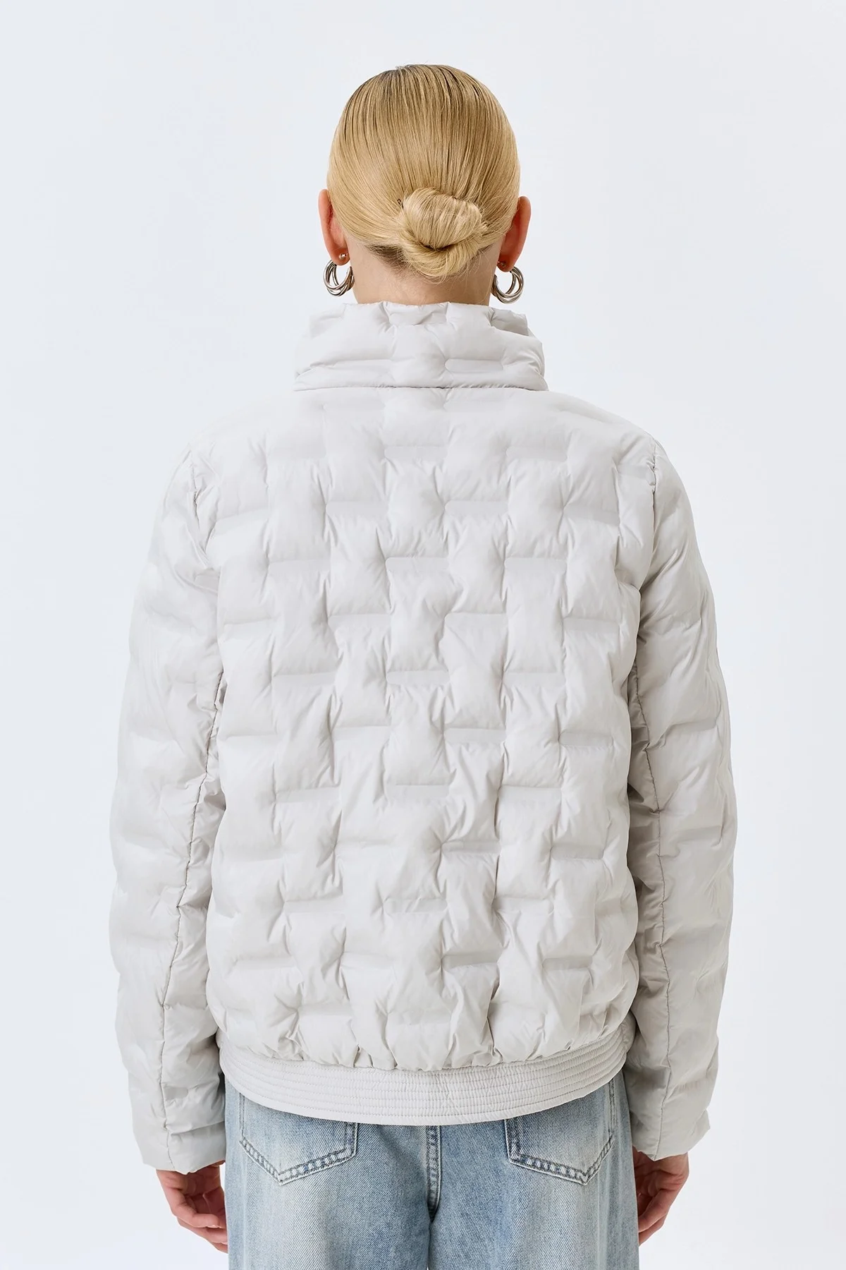 Куртка с абстрактной стежкой, 46