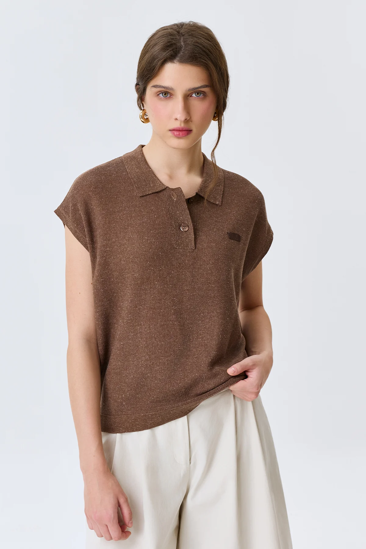 Поло из смесового лиоцелла, 50