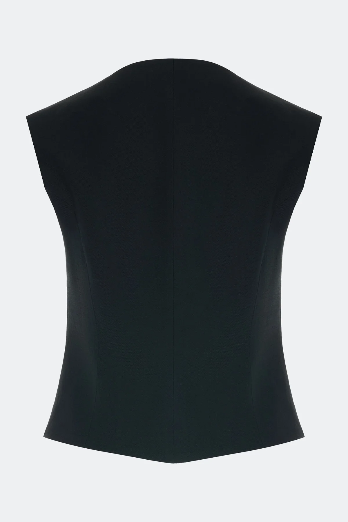 Жилет с контрастными пуговицами, 44