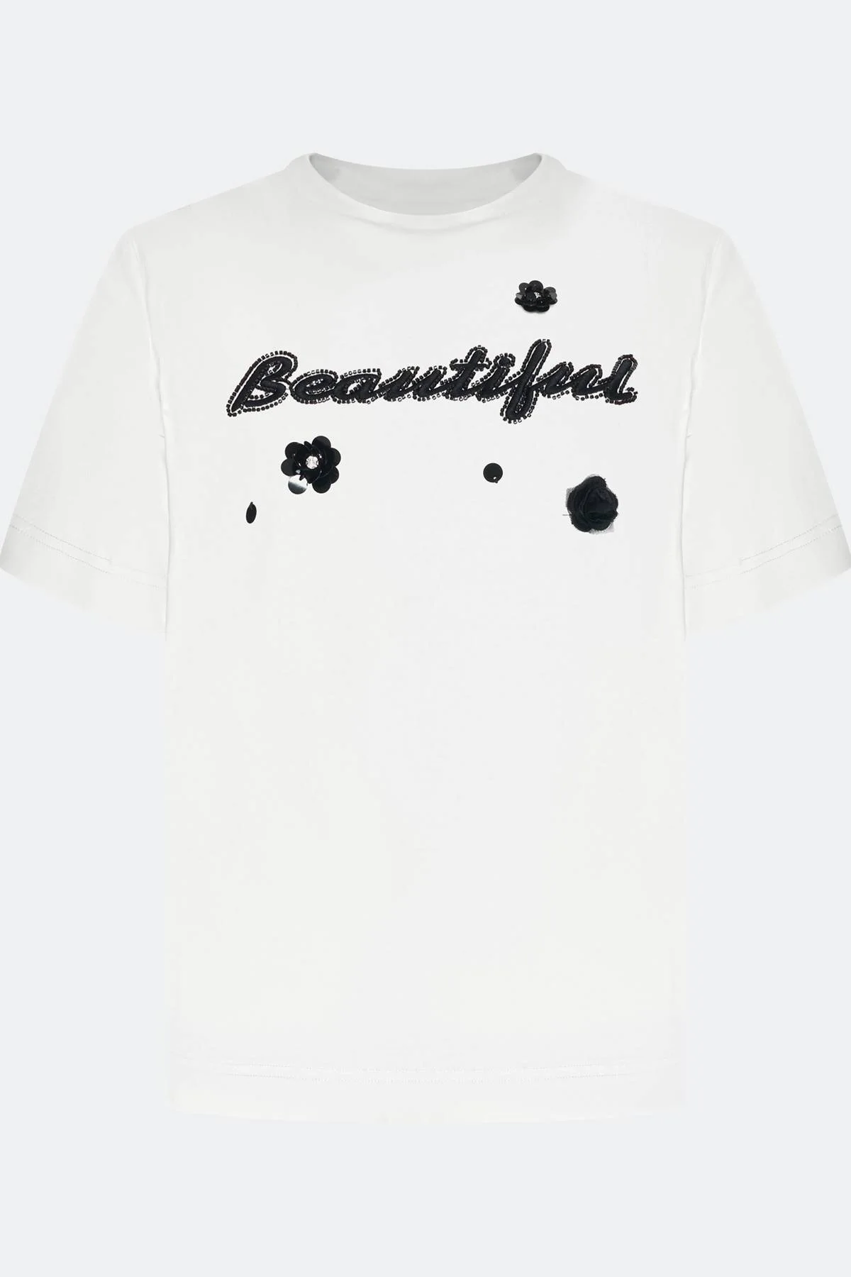 Футболка с декором 3D, 40