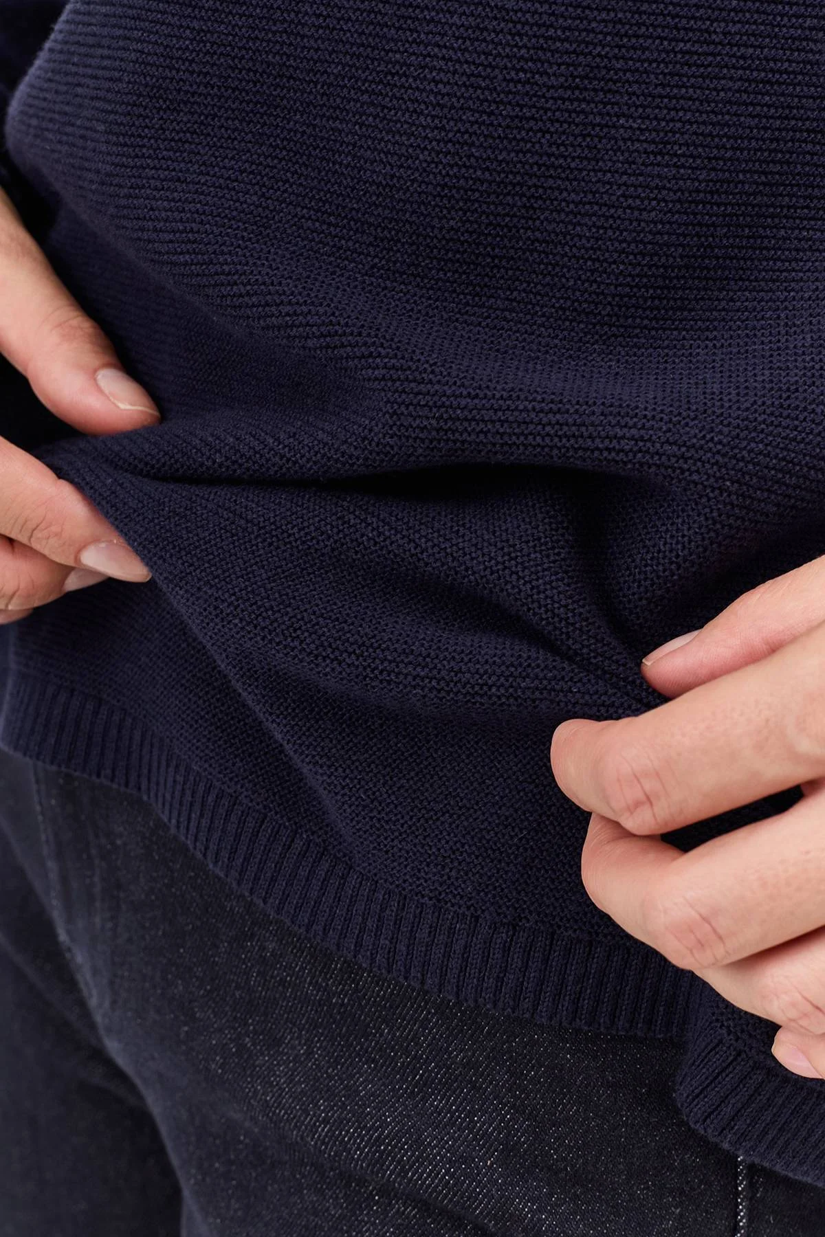 Лимитированная серия базовый вязаный джемпер и ремень, 40