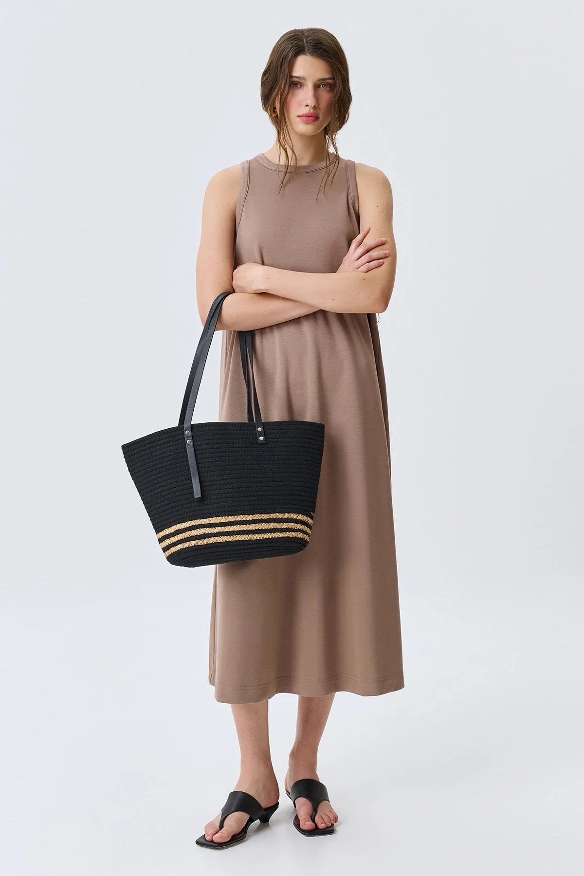 Сумка-шоппер из рафии, One