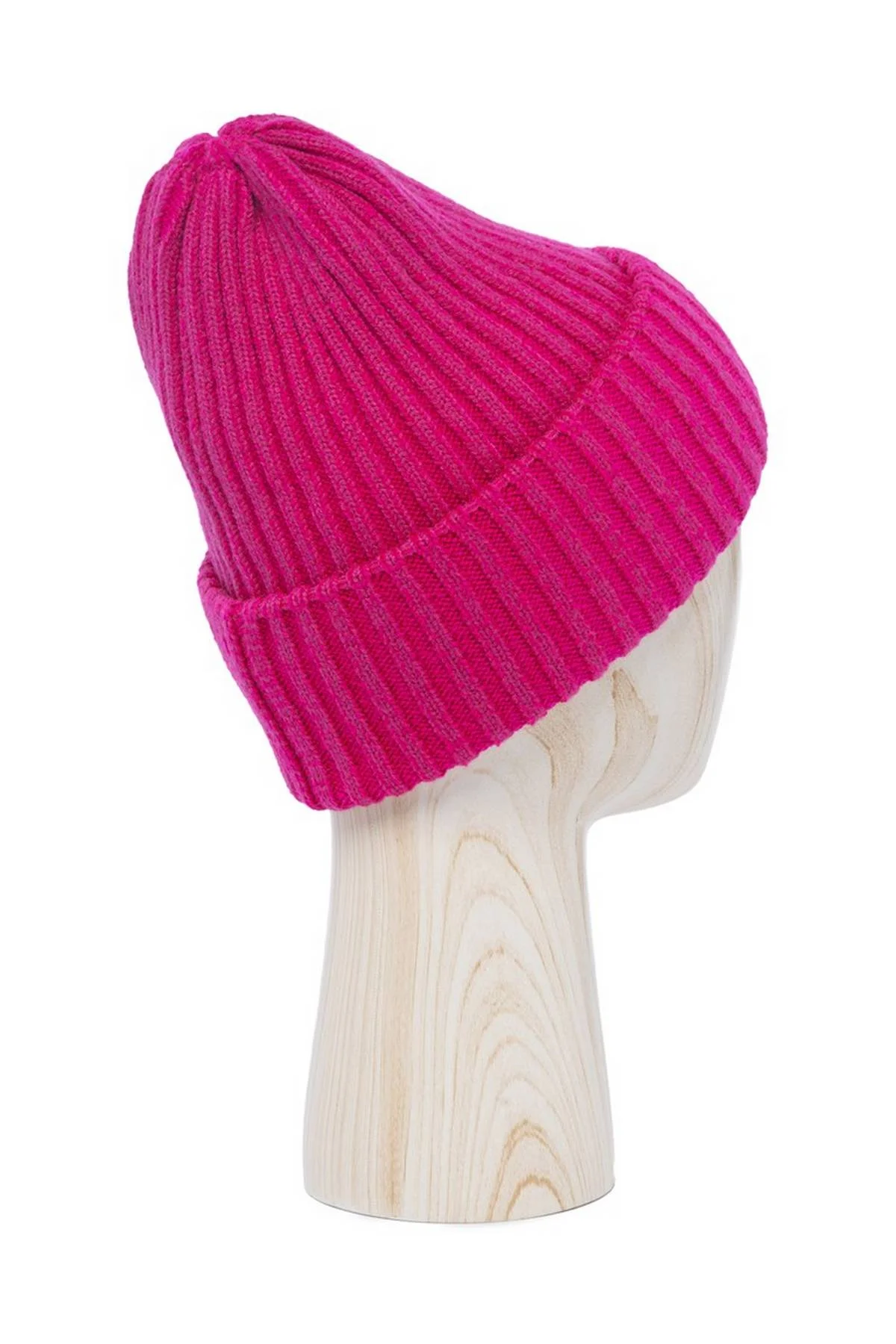 Шапка ярко-розовая, One