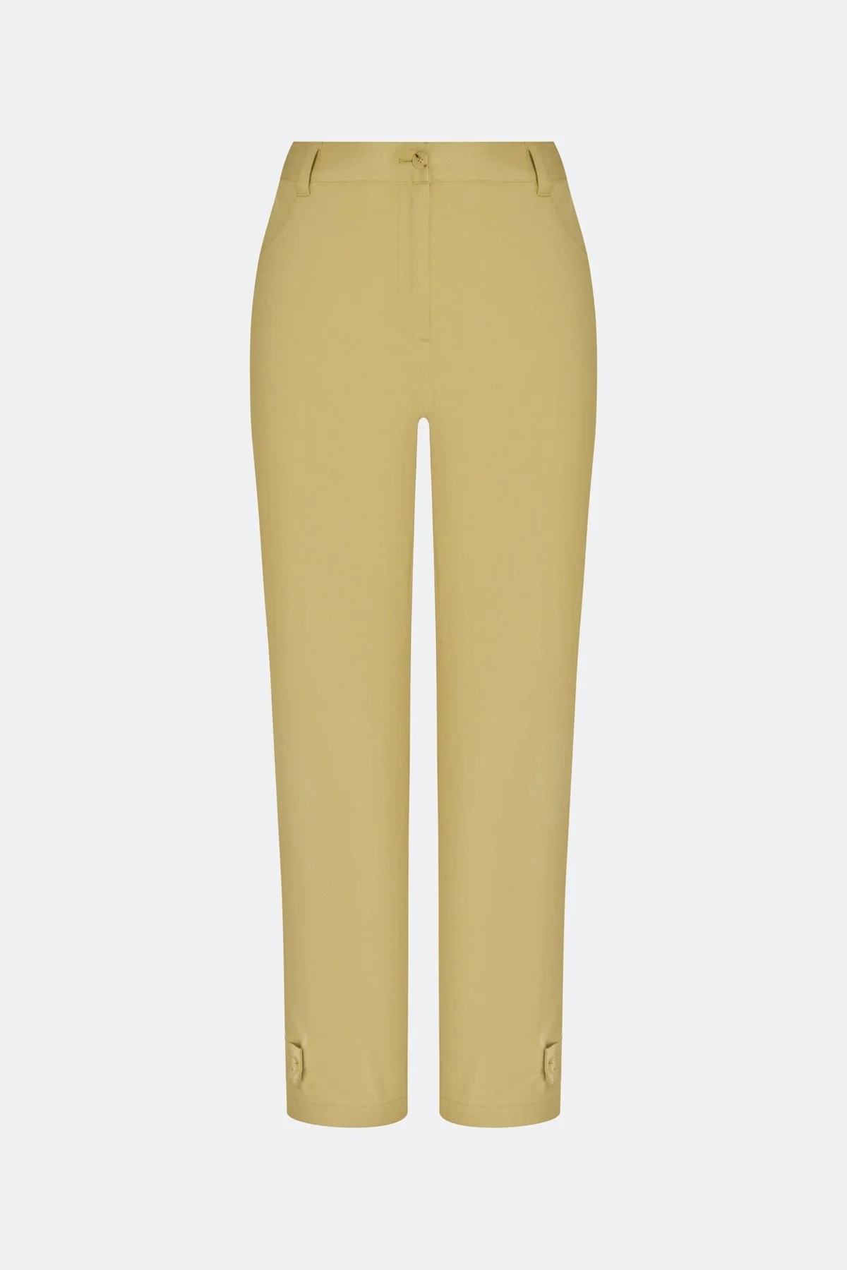 Брюки из тенселя с хлястиками, 42