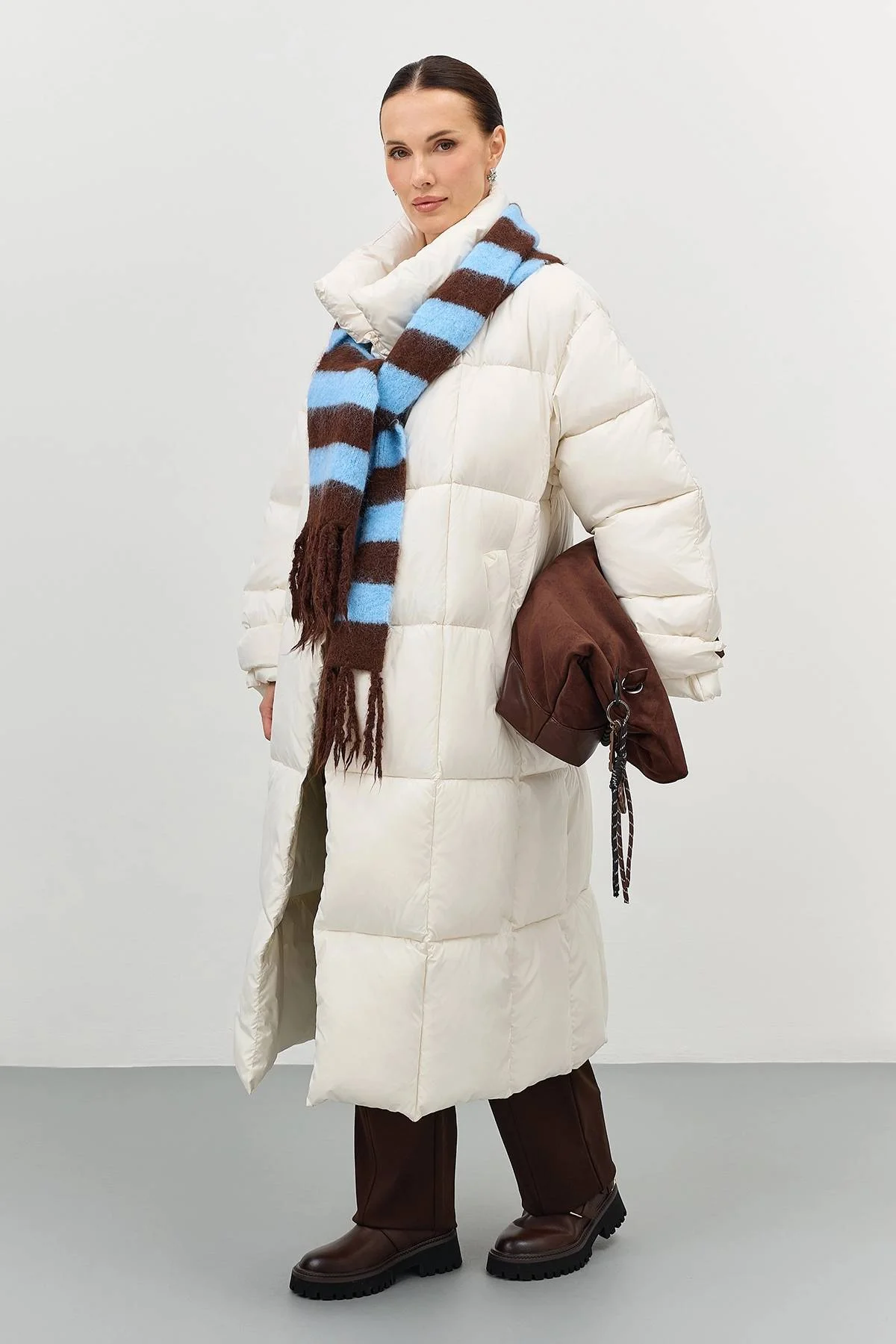 Шарф теплый зимний большой, One