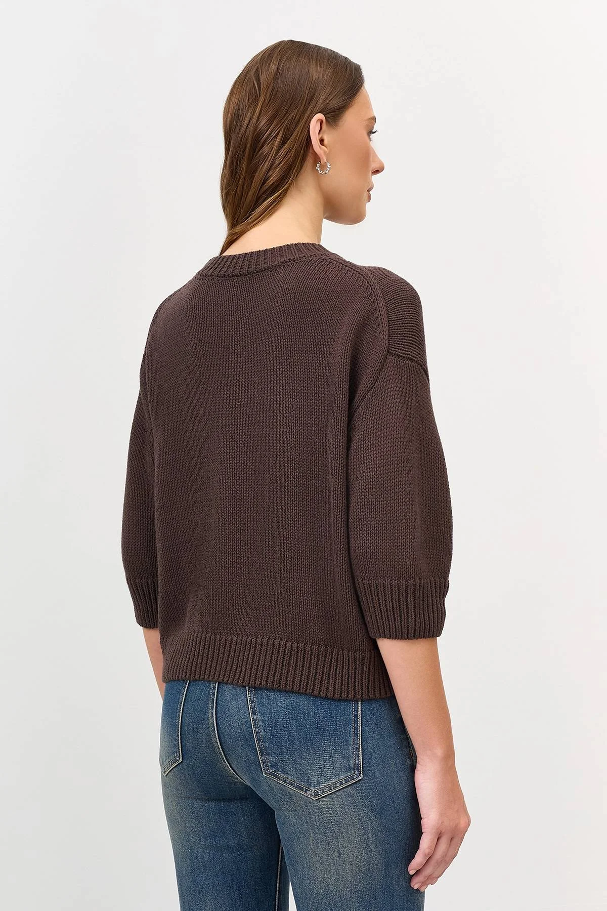 Лимитированная серия базовый джемпер с палантином, 46