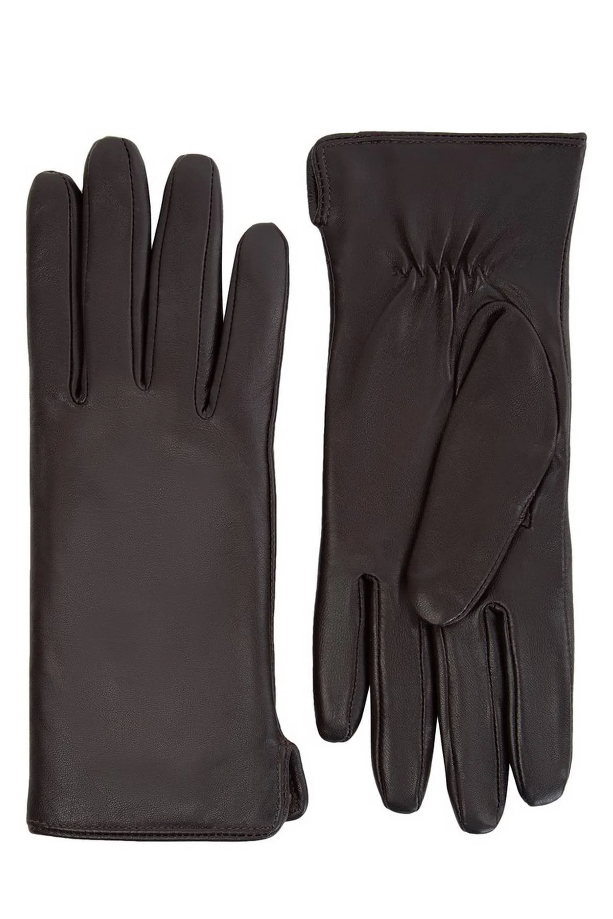 Перчатки темно-коричневые, 8,5