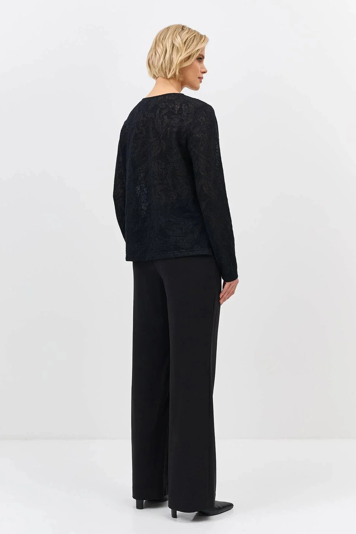 Ажурный лонгслив, 40