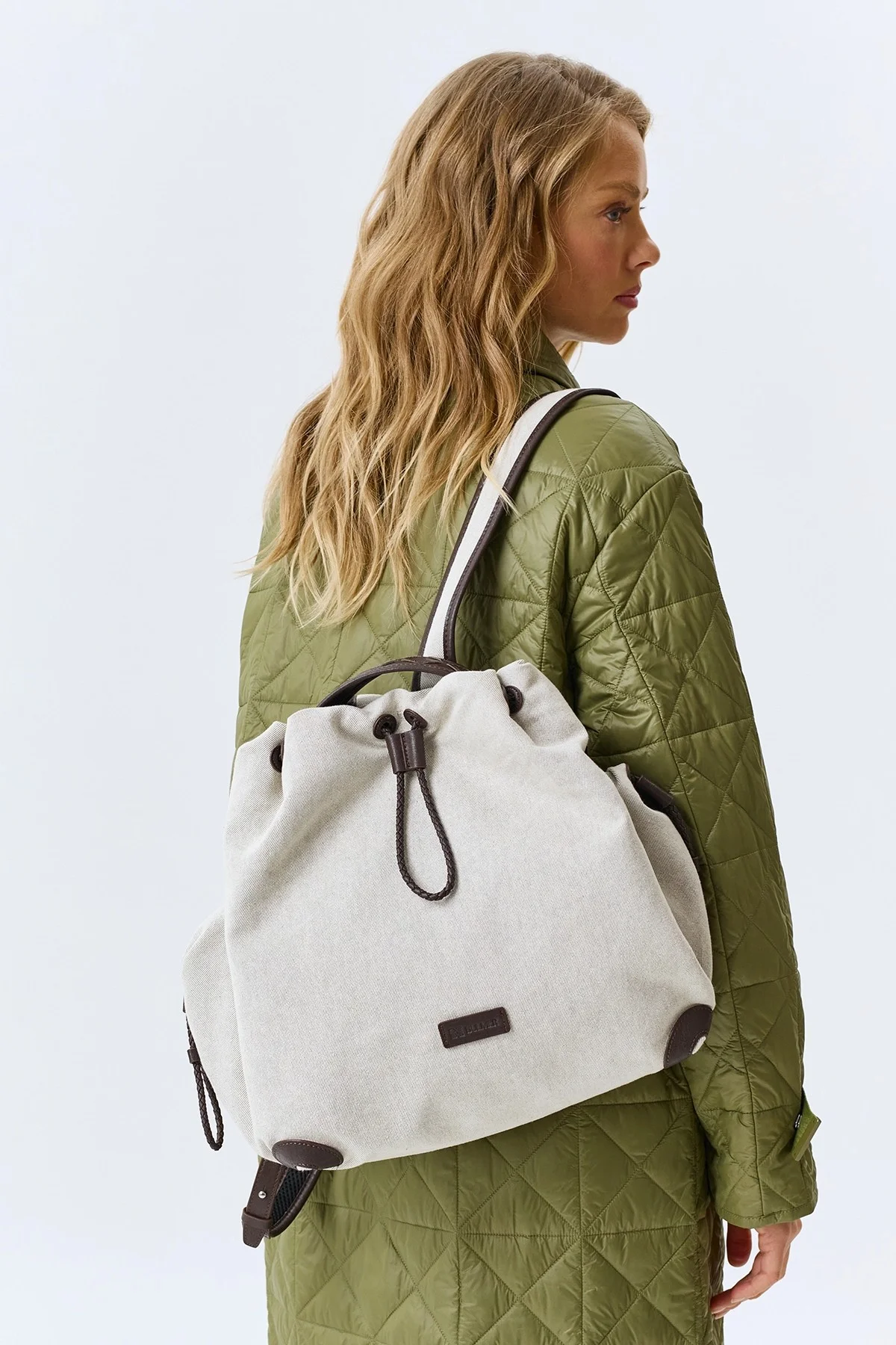 Рюкзак с контрастным кантом, One