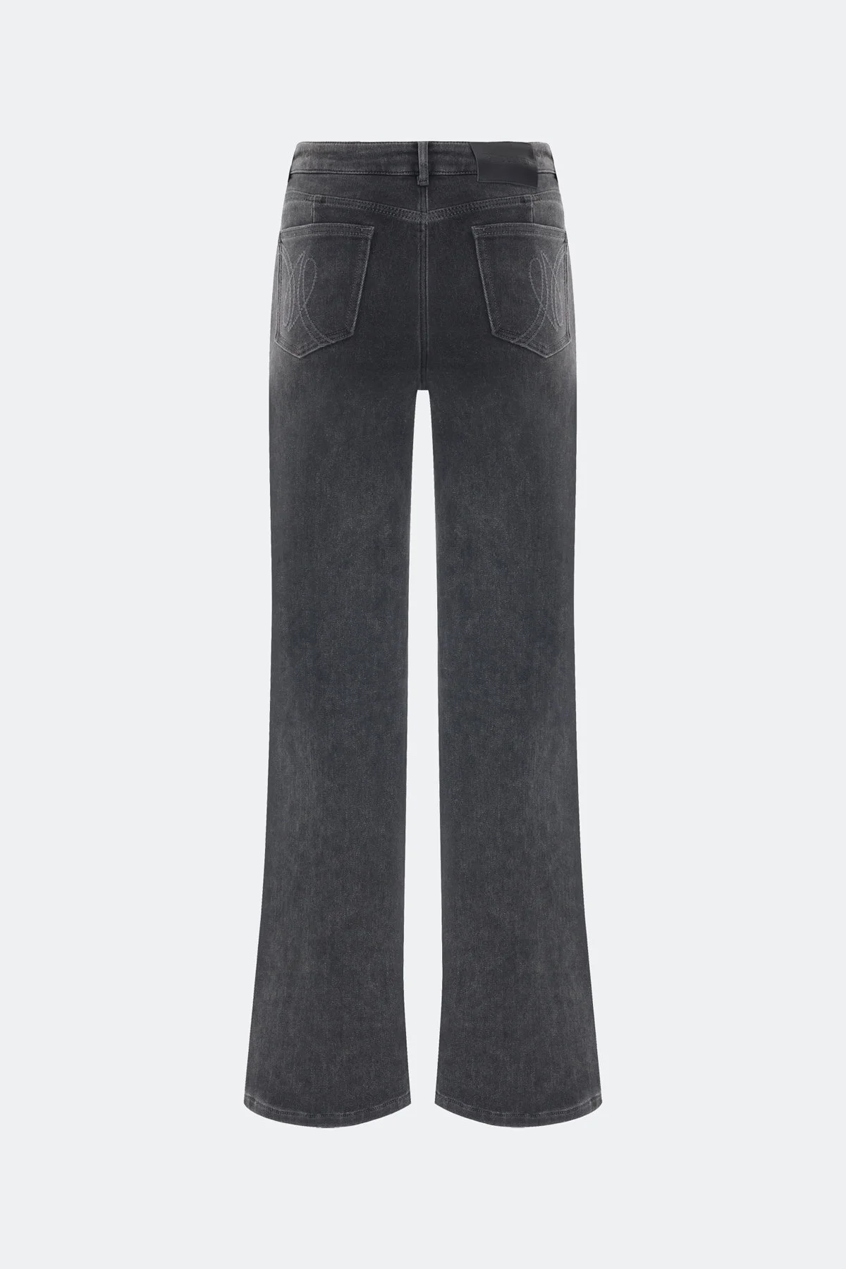Утепленные джинсы темно-серые Straight fit, 46