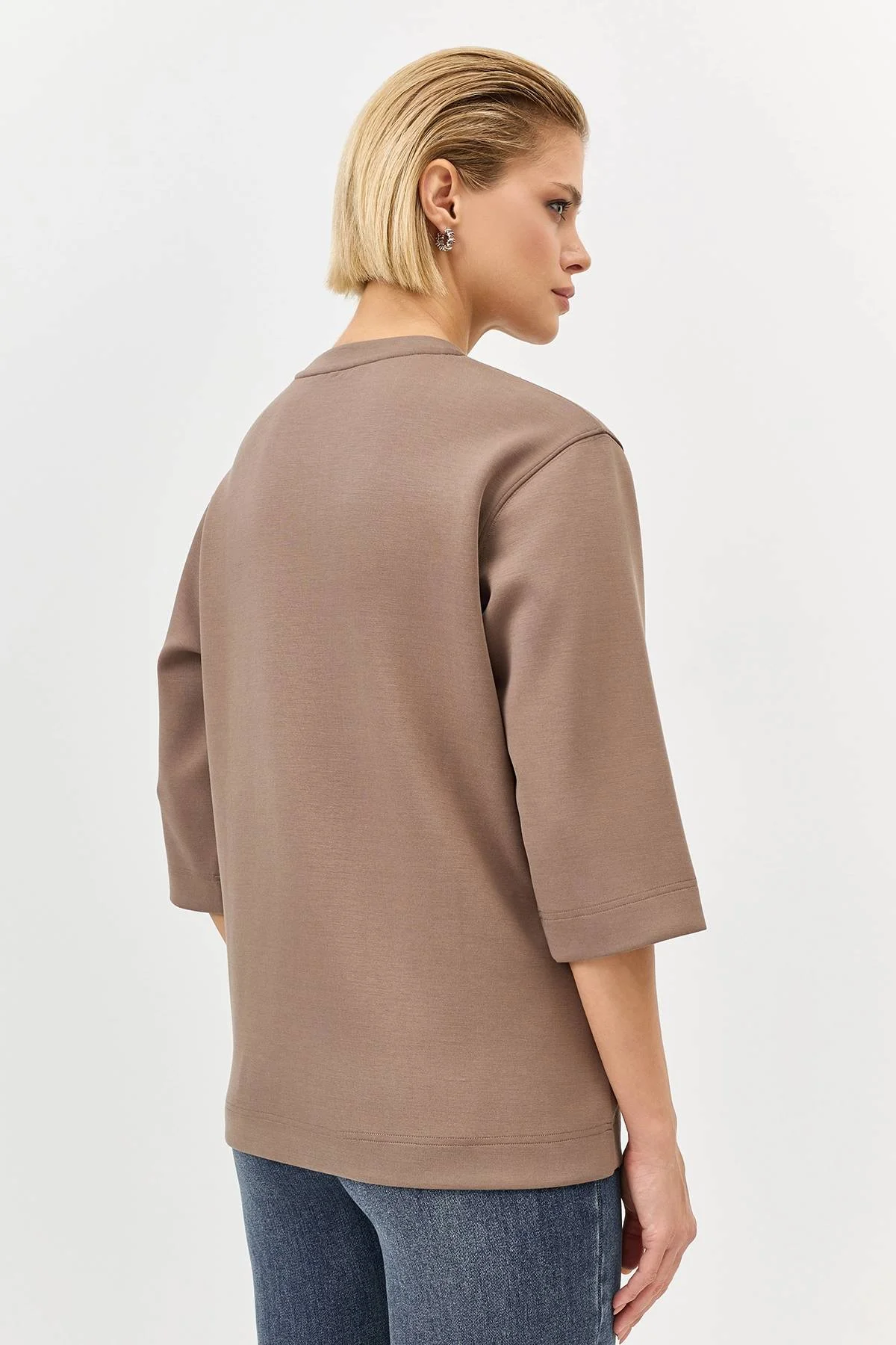 Лимитированная серия oversize джемпер с контрастной вышивкой и ремень, 34 Лимитированная серия oversize джемпер с контрастной вышивкой и ремень, 34