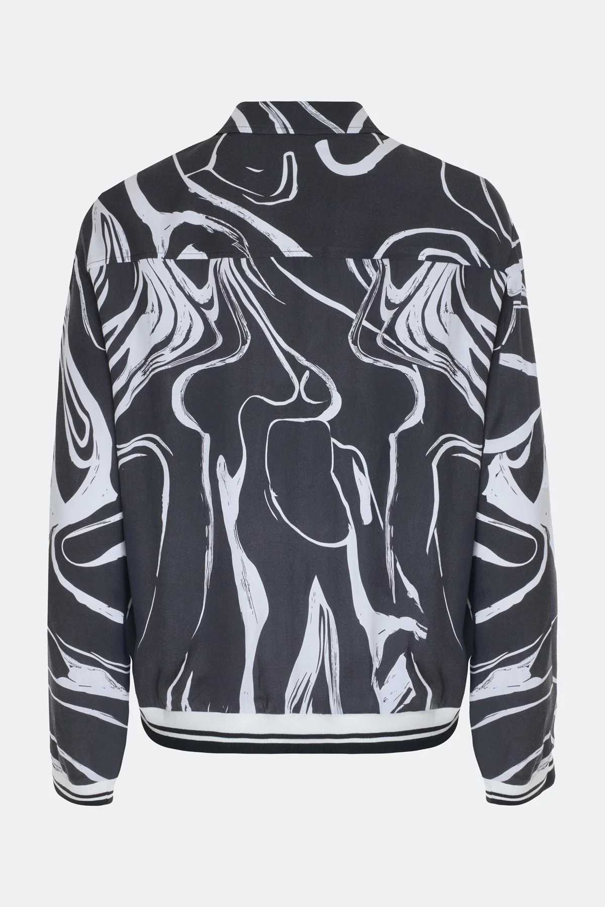 Блузка с графичным принтом, 42