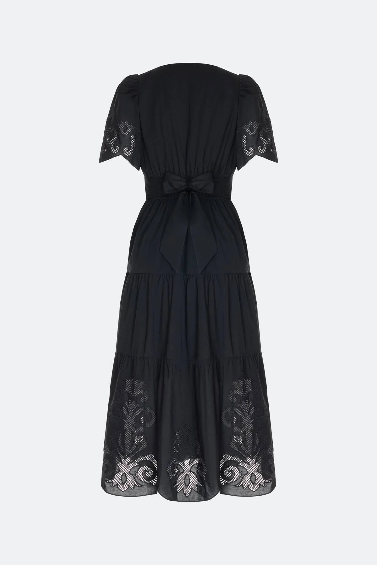 Платье с ажурной вышивкой, 40