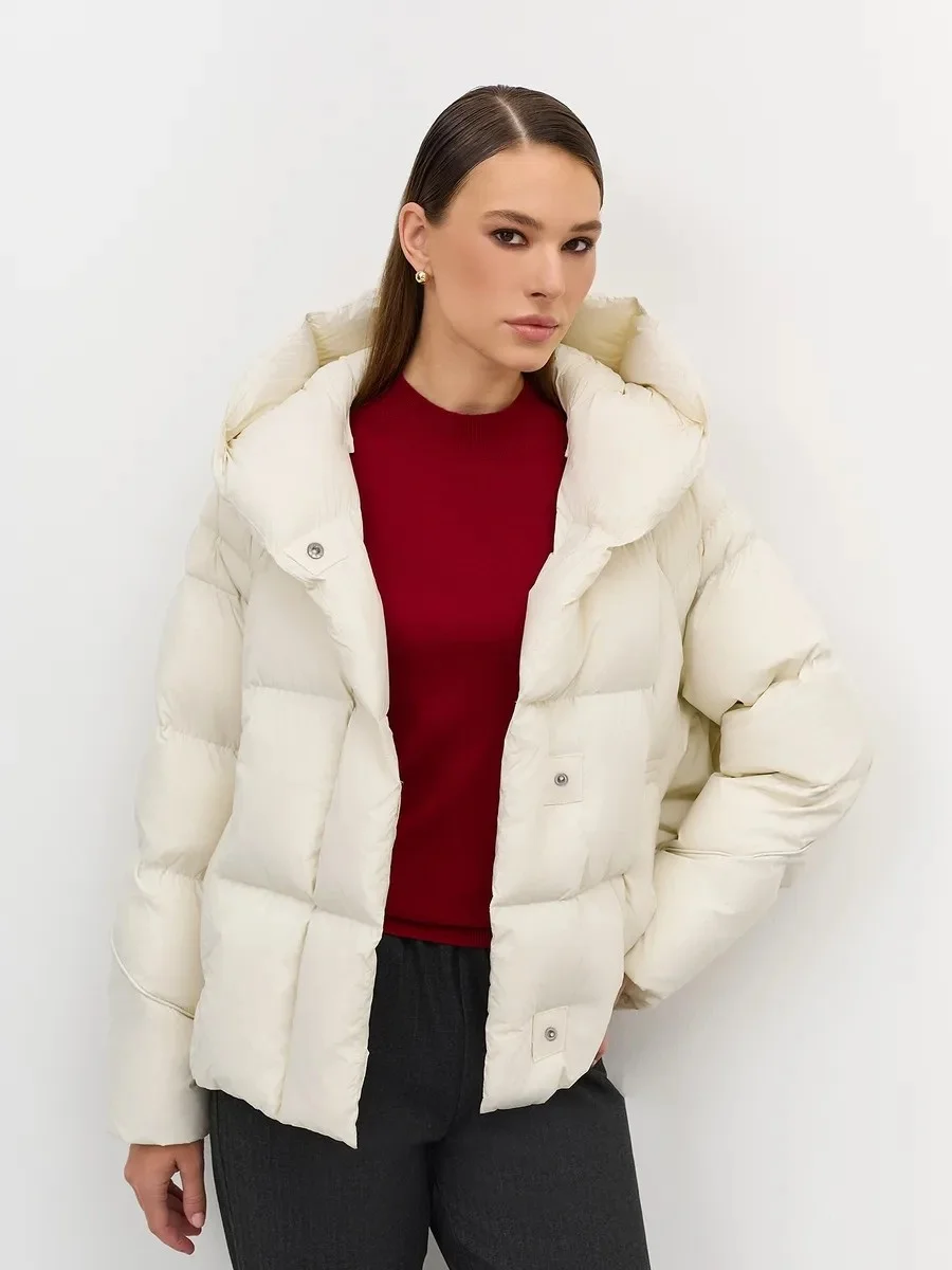 Легкий короткий пуховик, 44