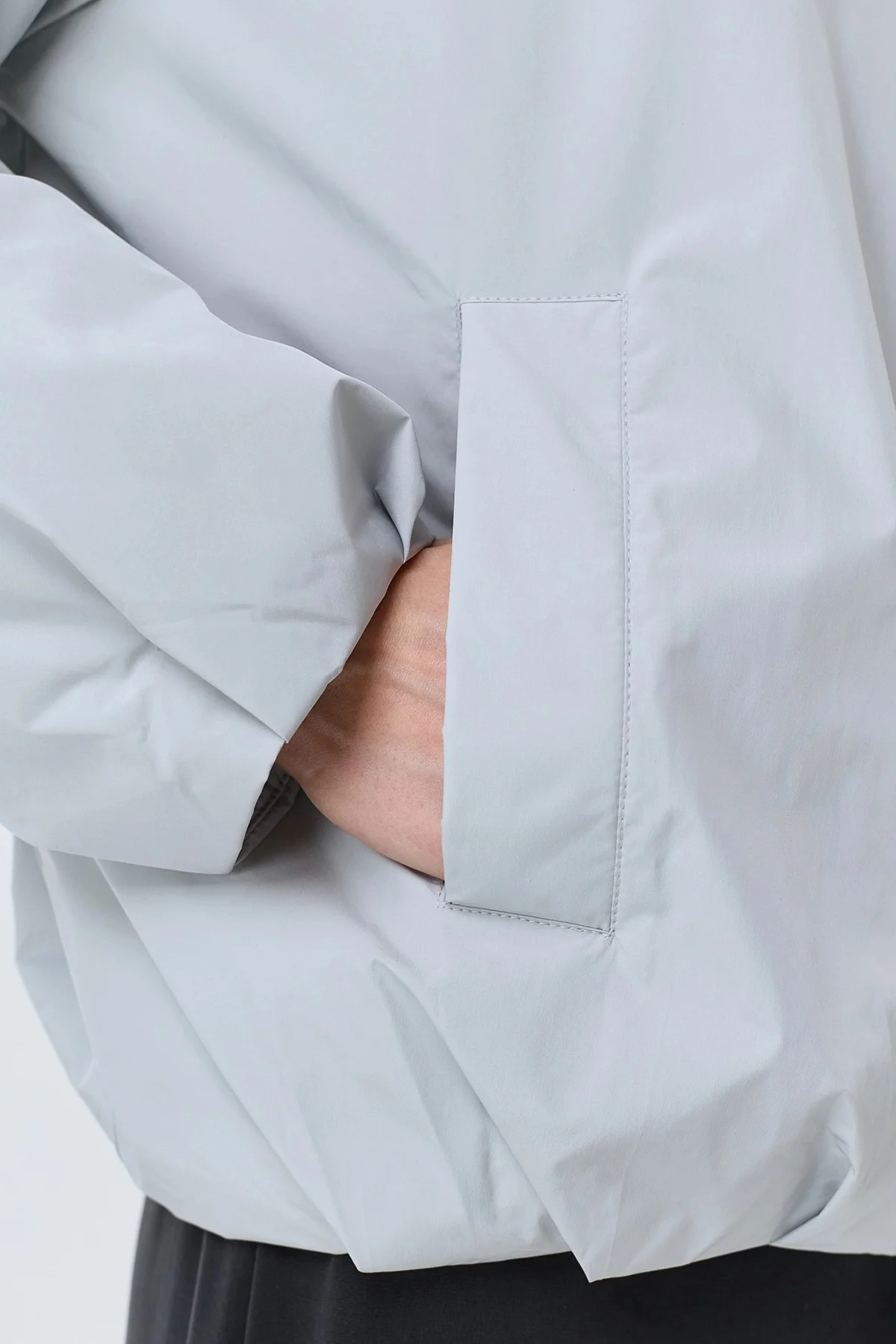 Укороченный утепленный бомбер, 45