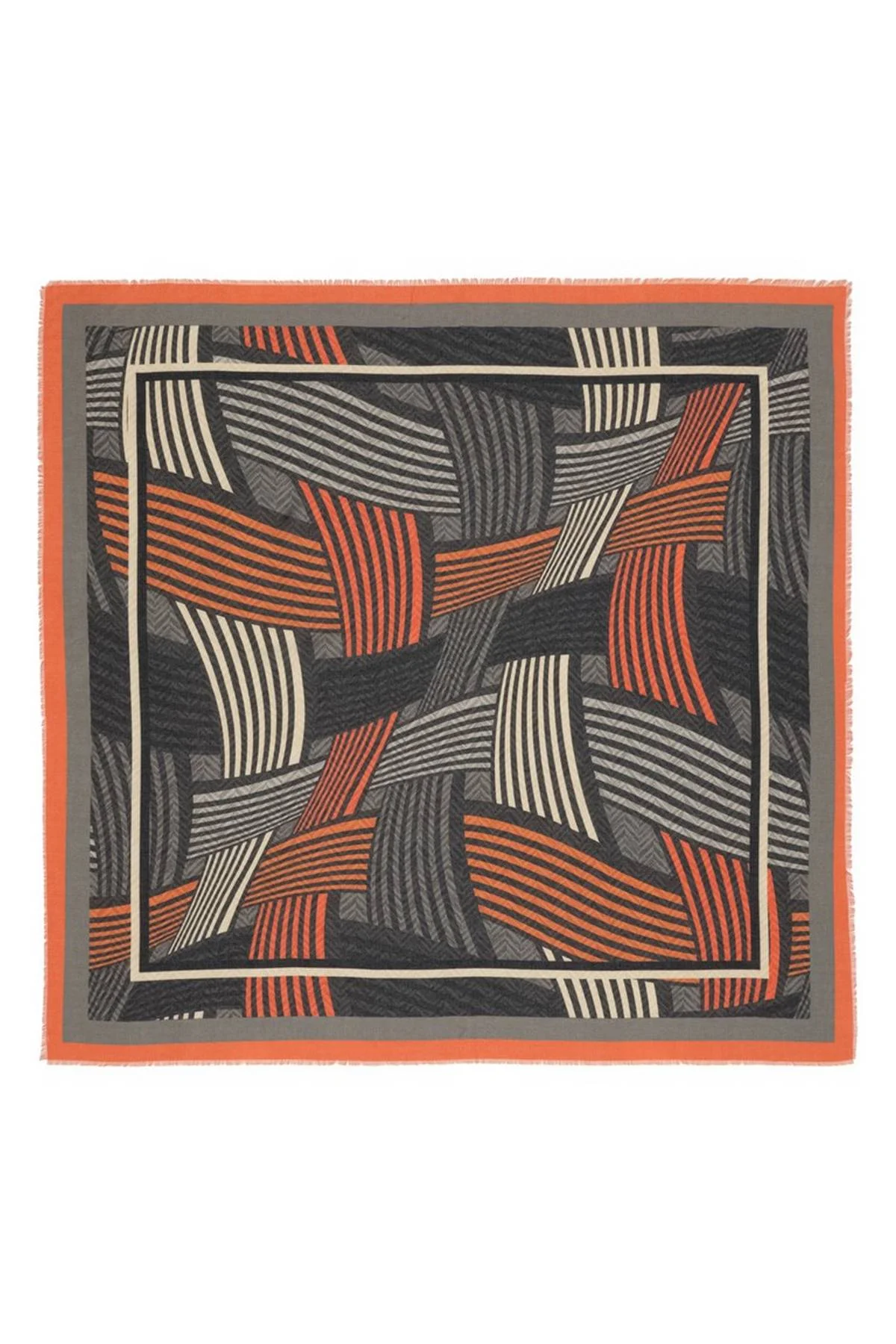 Платок оранжевый, One