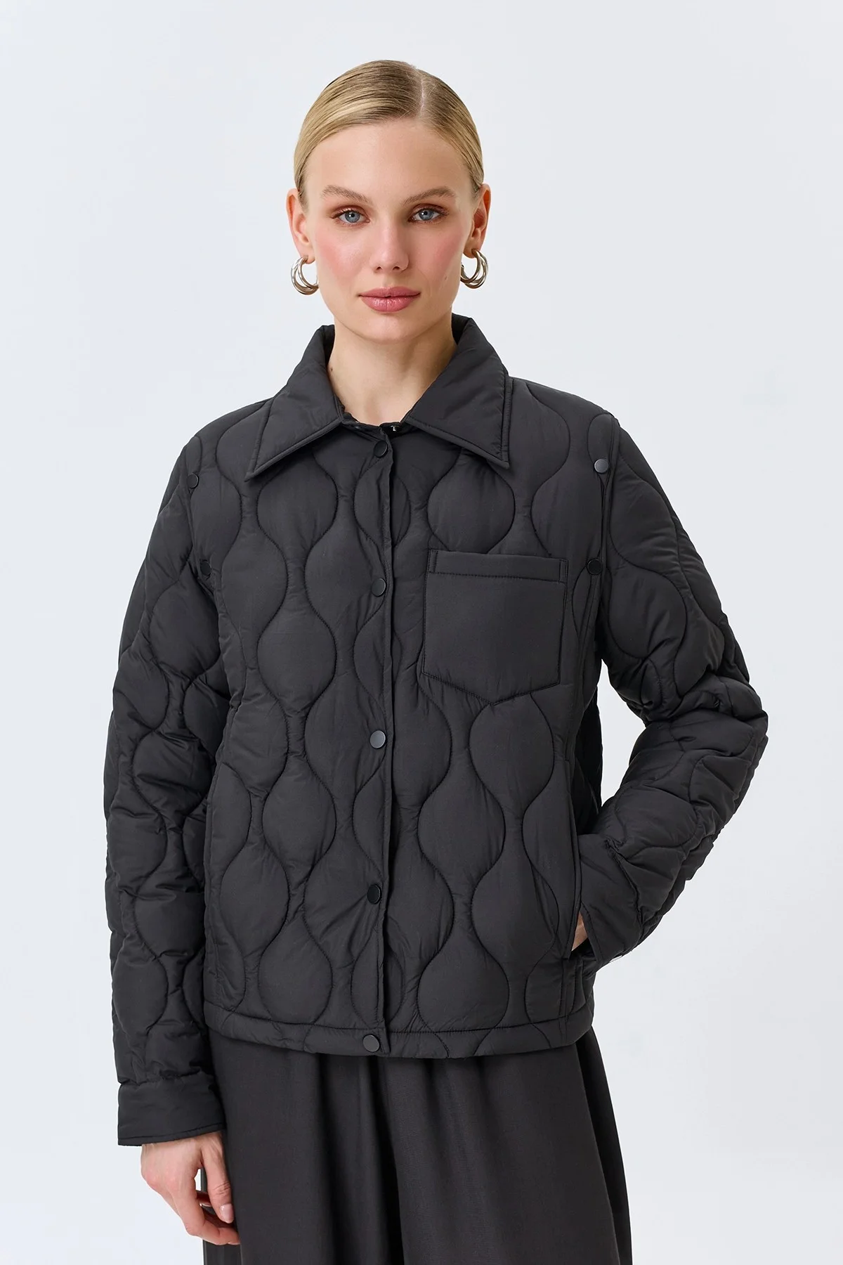 Утепленная куртка-трансформер, 46