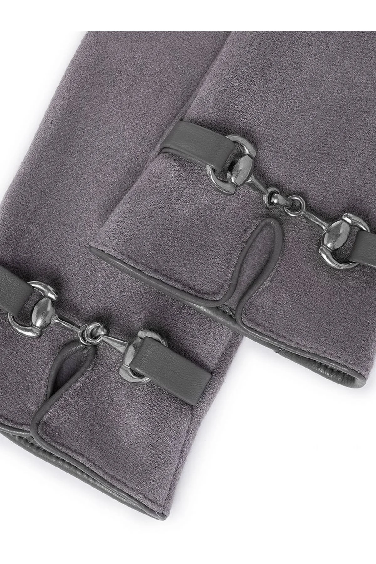 Перчатки серые, S