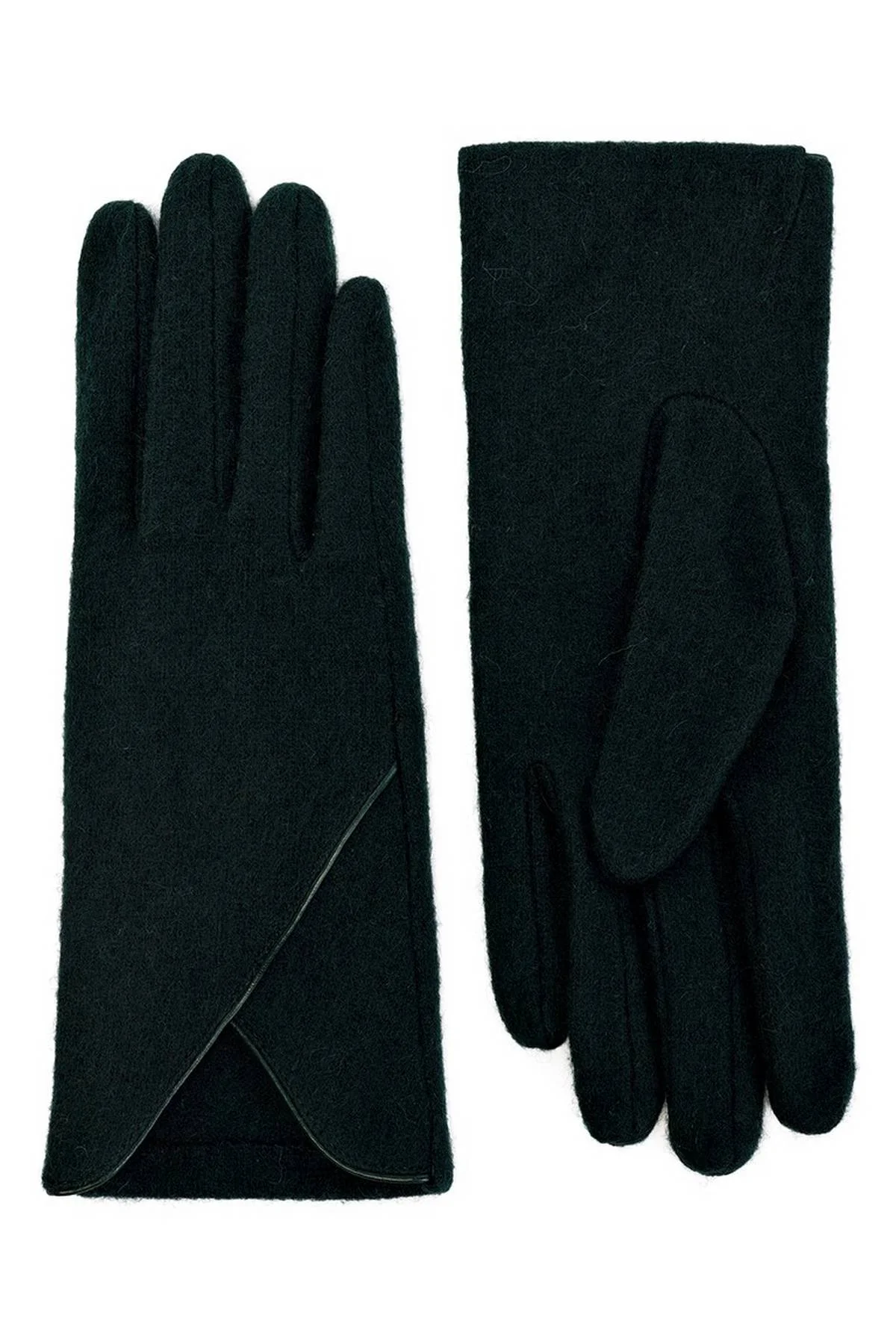 Перчатки темно-зеленые, S