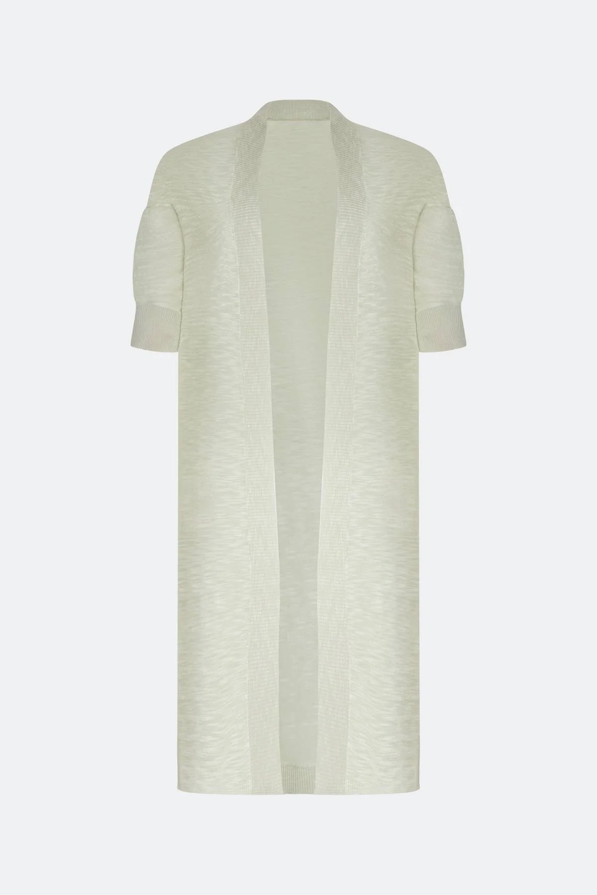 Длинный ажурный кардиган, 46