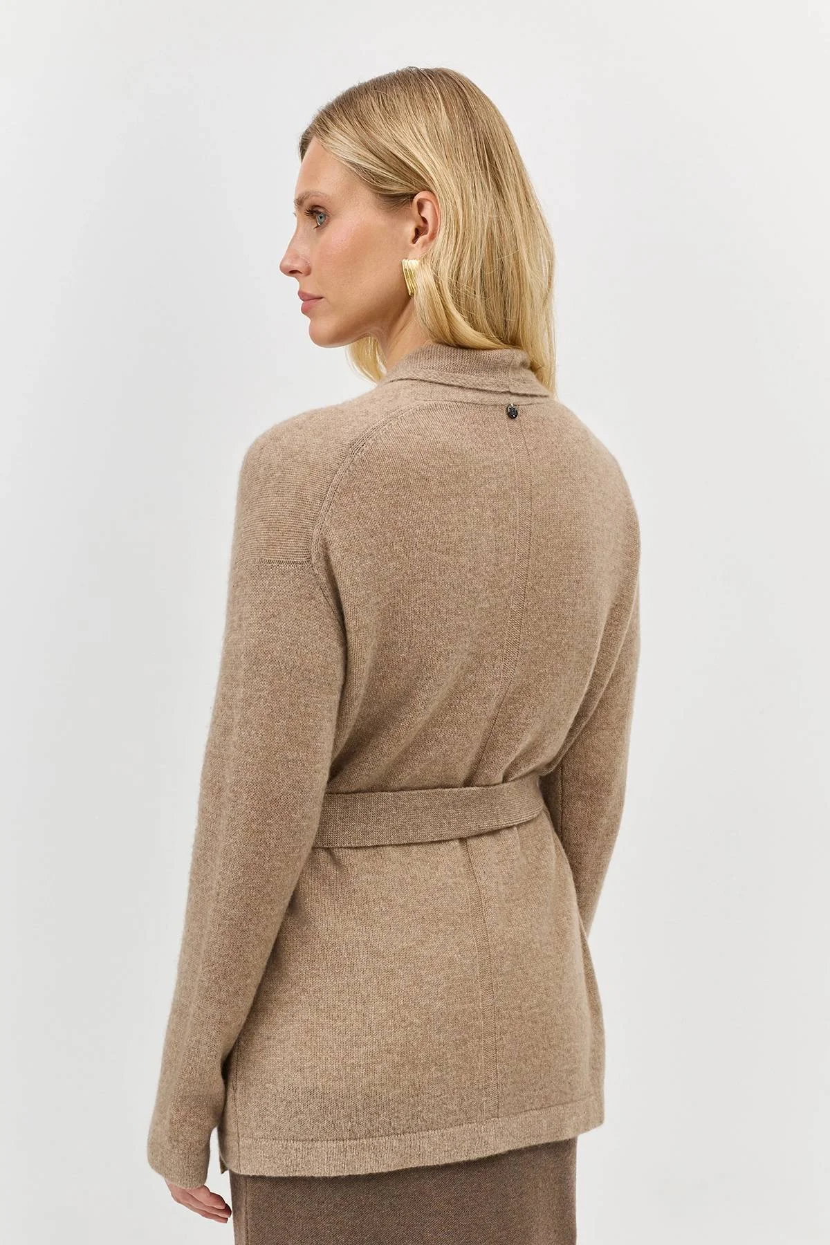 Вязаный кардиган из 100% кашемира, 38