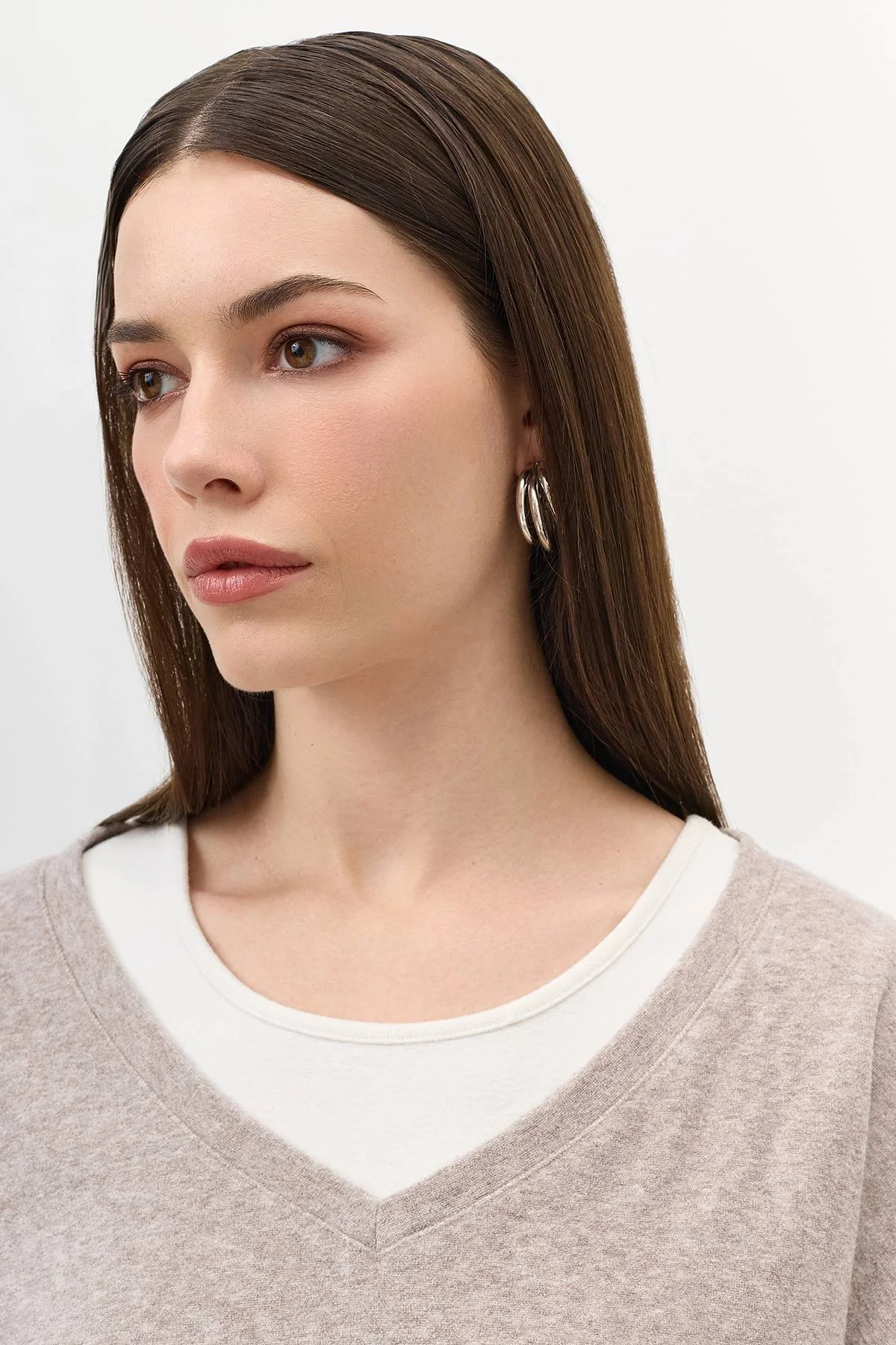 Лимитированная серия джемпер  из фактурного трикотажа с имитацией многослойности и ремень, 40