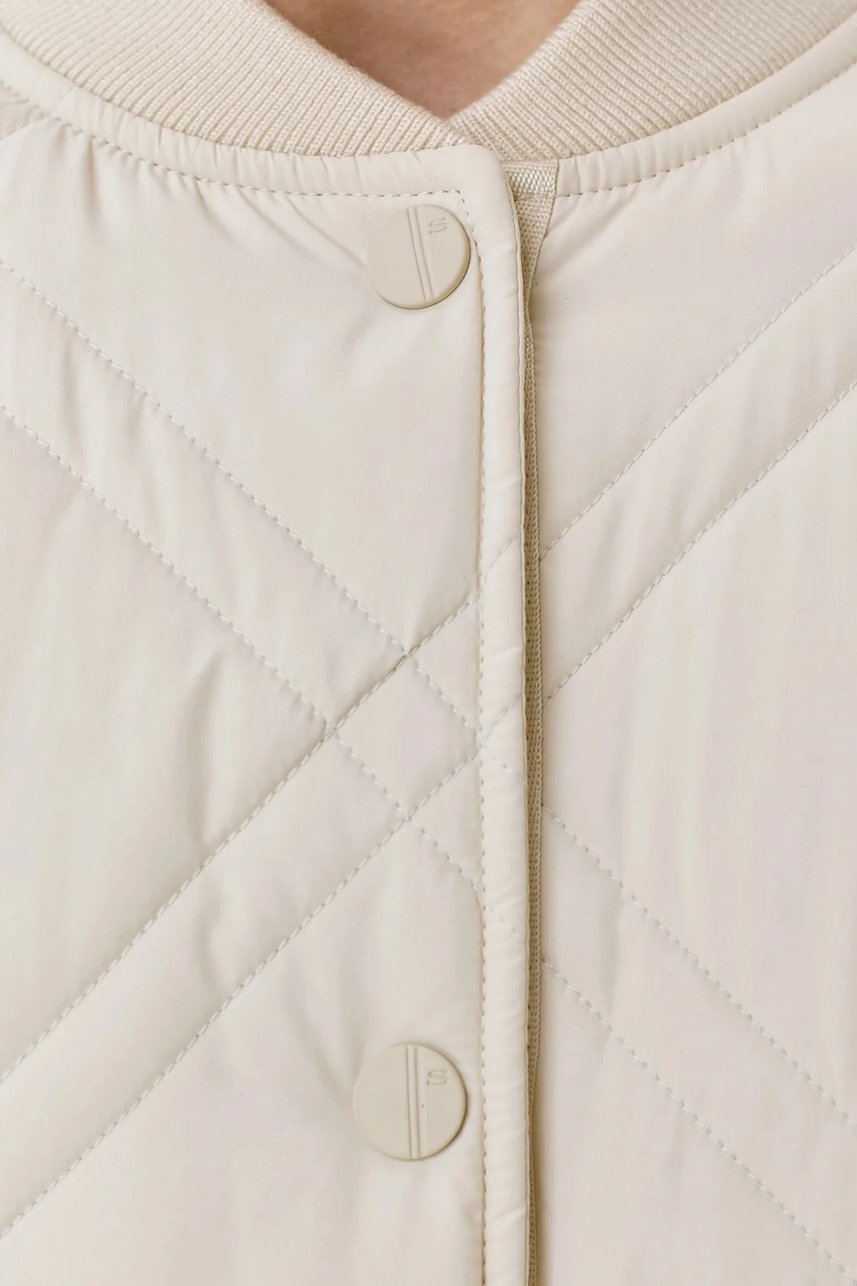 Утепленный жакет с фантазийной стежкой, 46