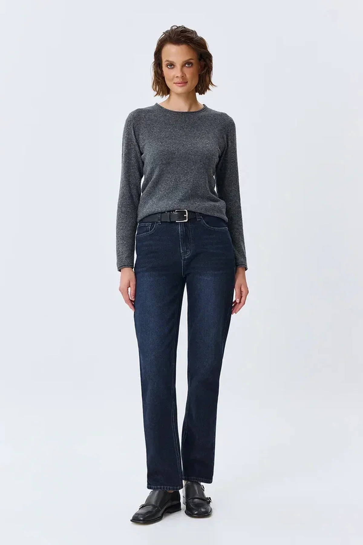 Темно-синие джинсы Slim fit, 46