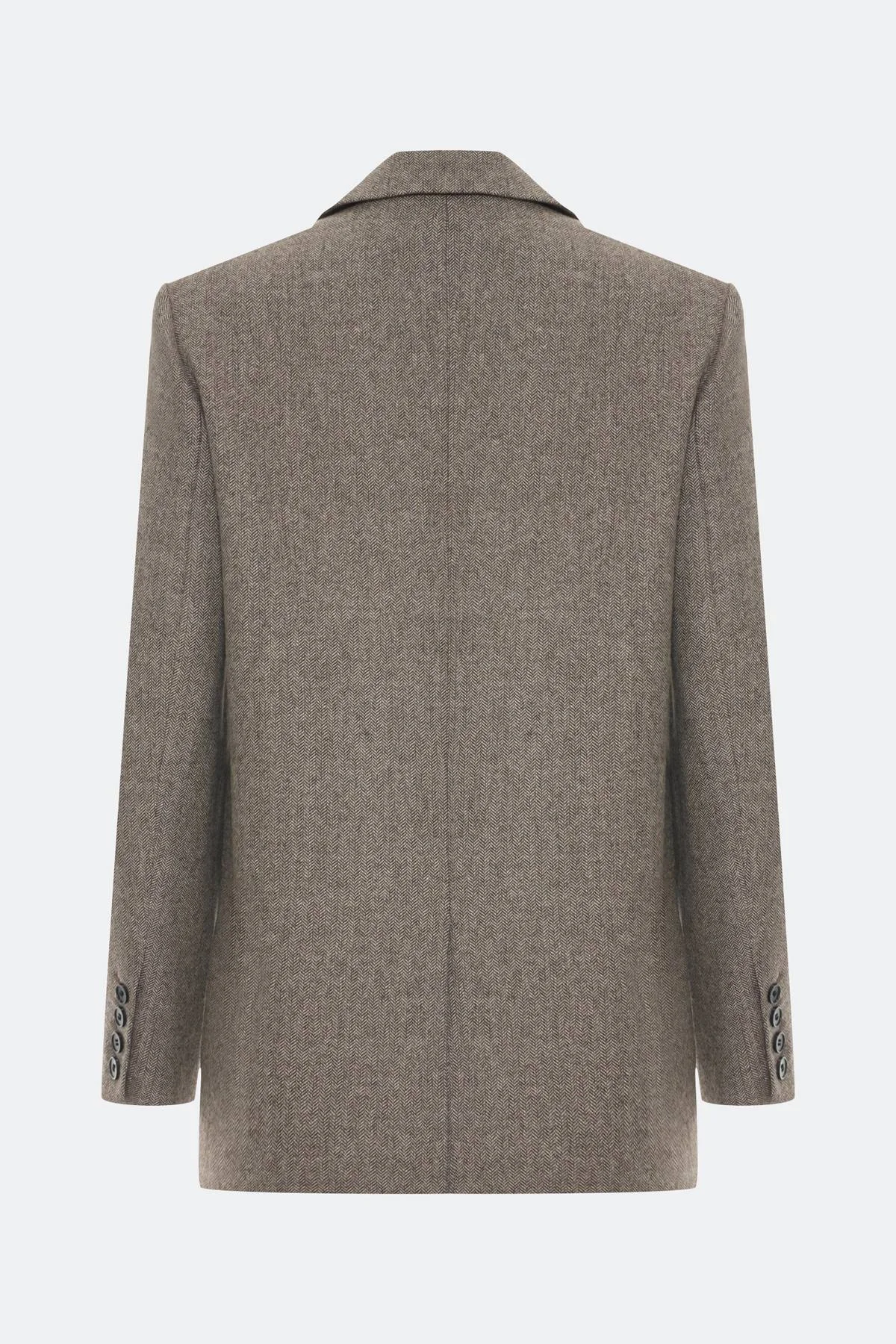 Лимитированная серия коричневый жакет с ремнем, 46