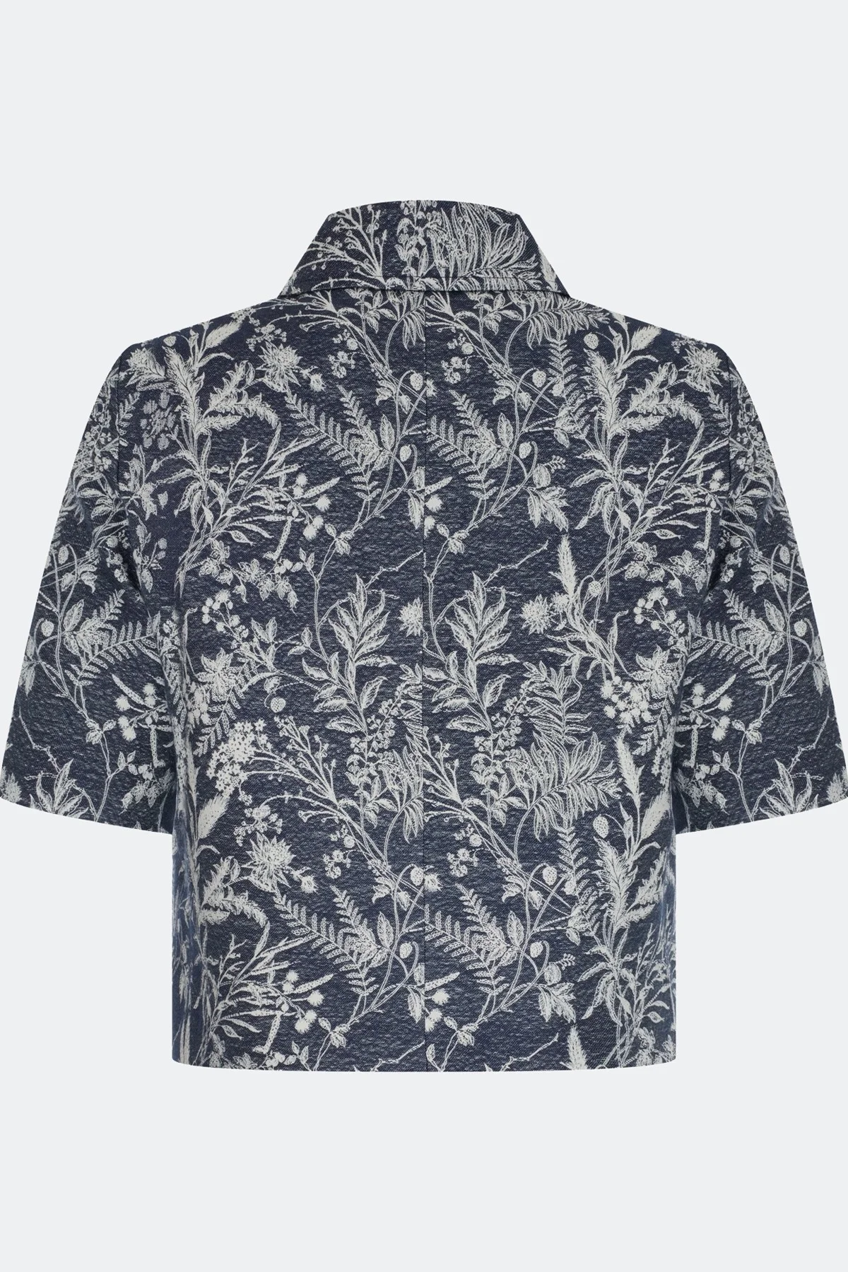 Жакет из жаккардового денима, 42