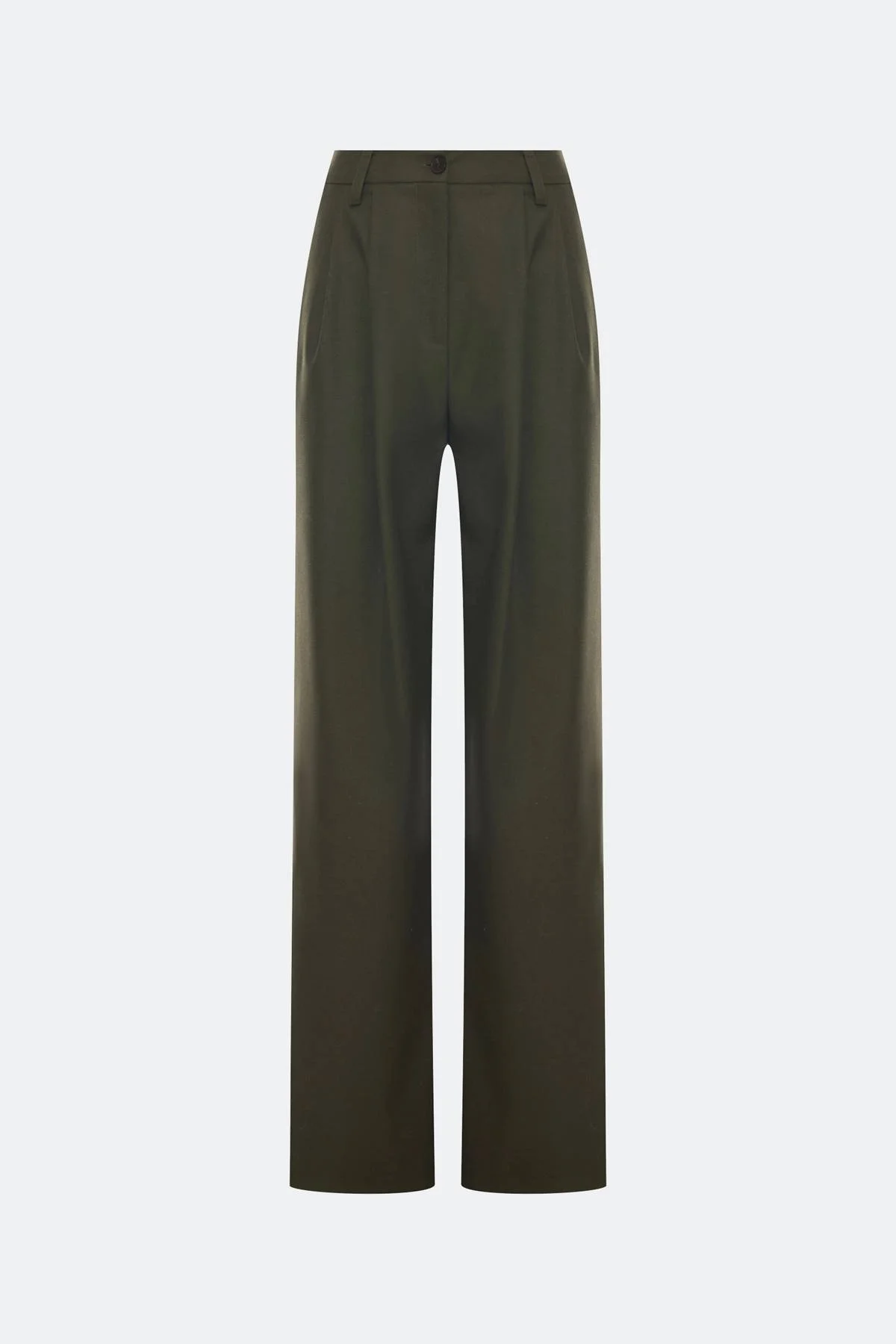 Лимитированная серия брюки палаццо из смесовой вискозы и ремень, 50