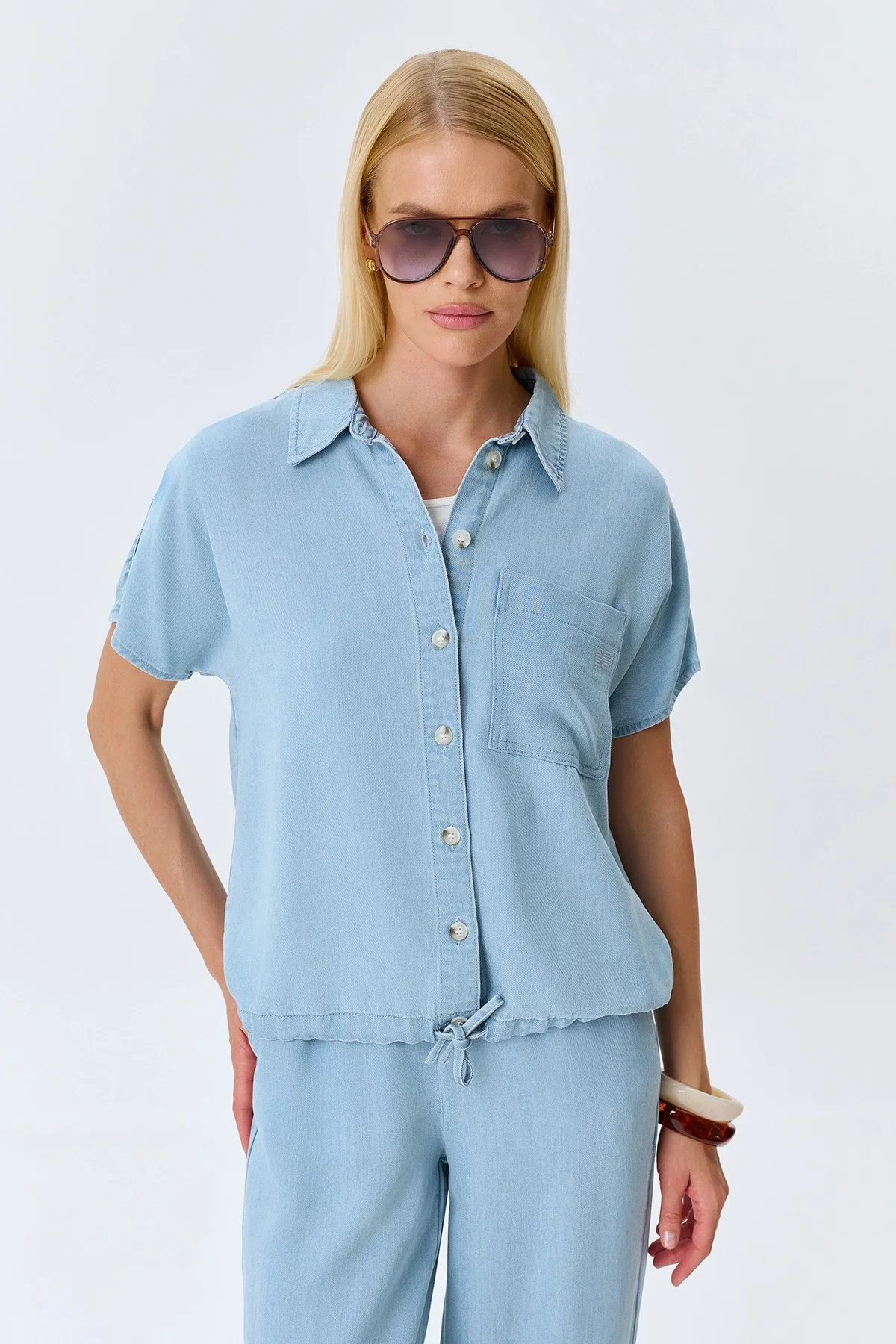 Блузка из 100% тенселя, 46