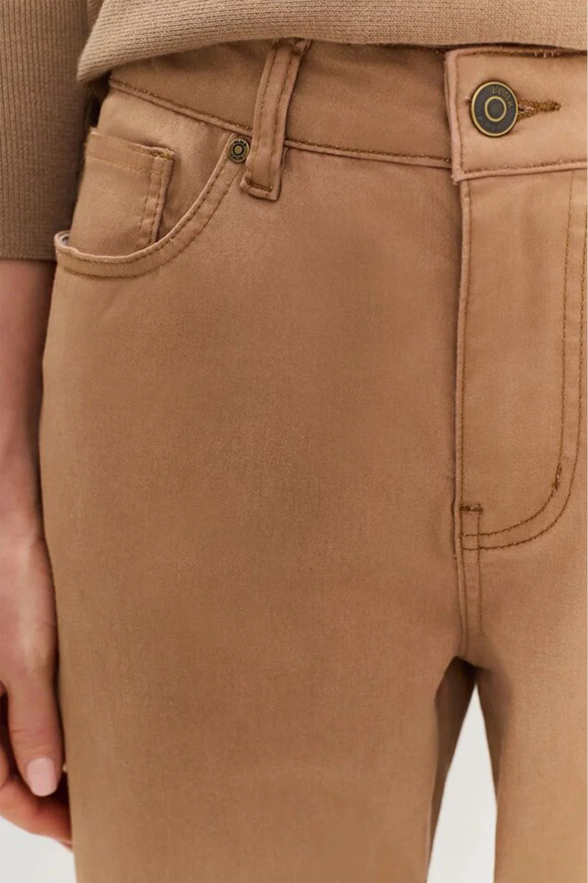 Джинсы regular fit в цвете мокко 4256650/79, 52р