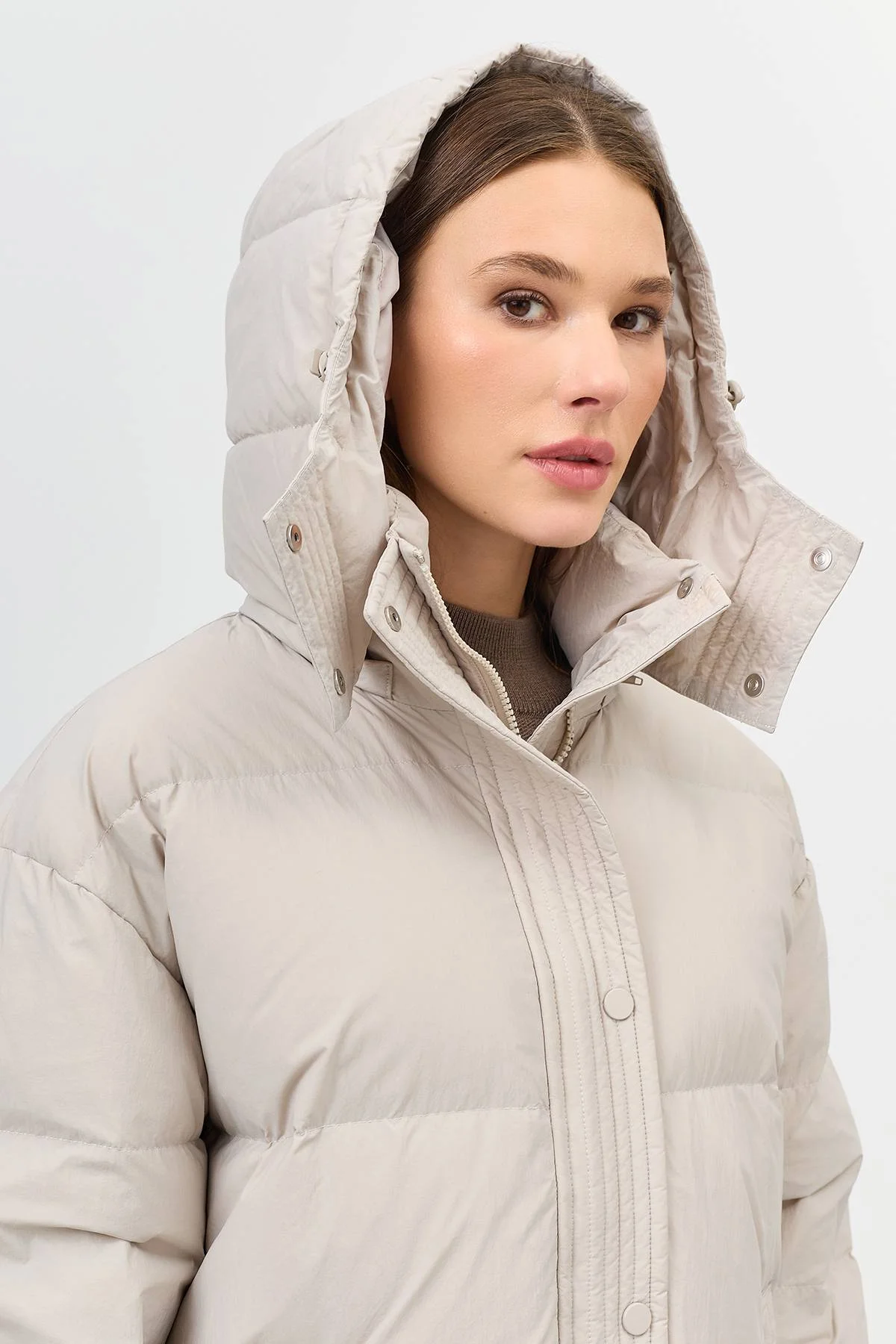 Лимитированная серия пуховик с варежками  , 46